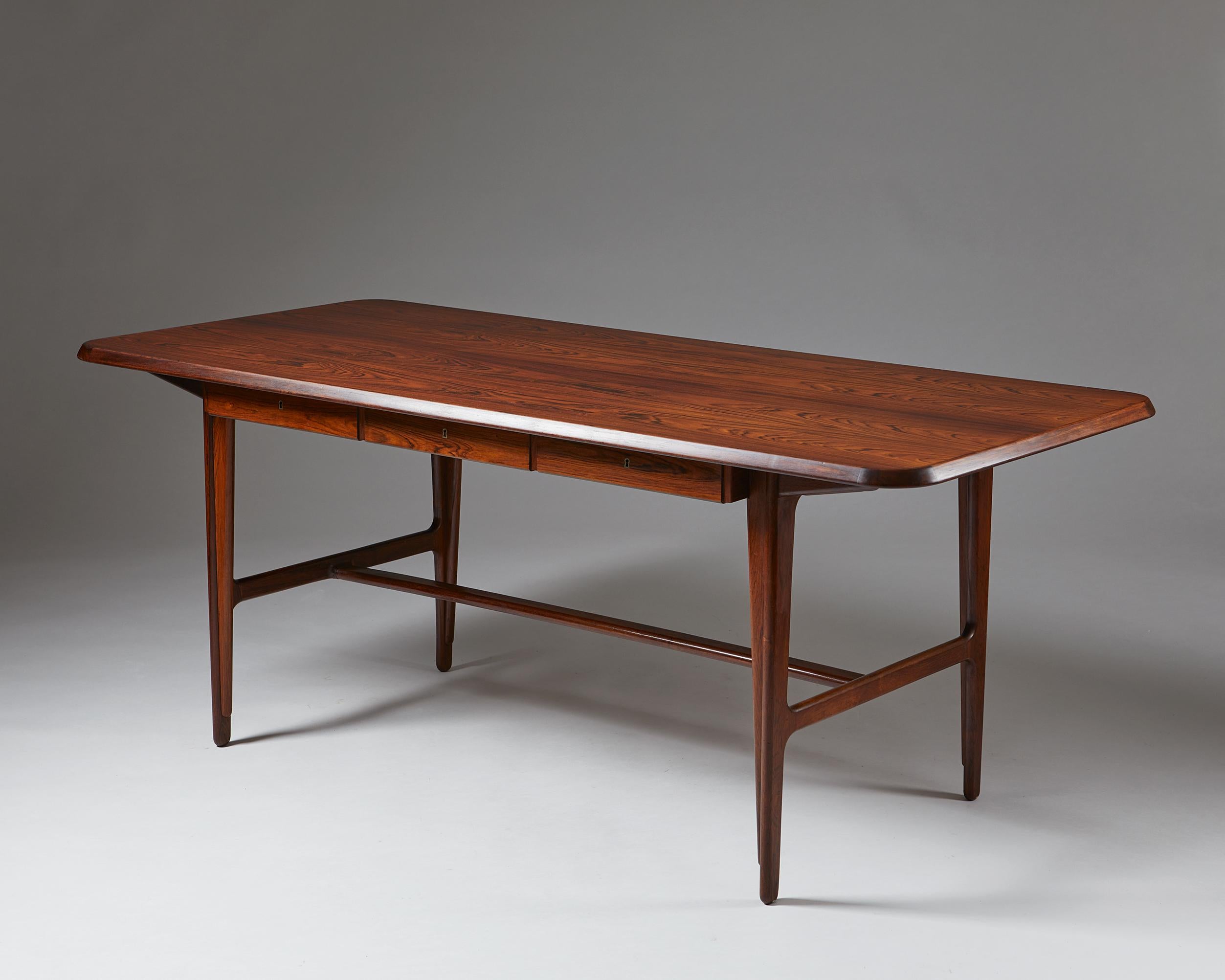 Desk Designed by Kurt Olsen for A. Andersen & Bohm, Denmark, 1957 In Excellent Condition In Stockholm, SE