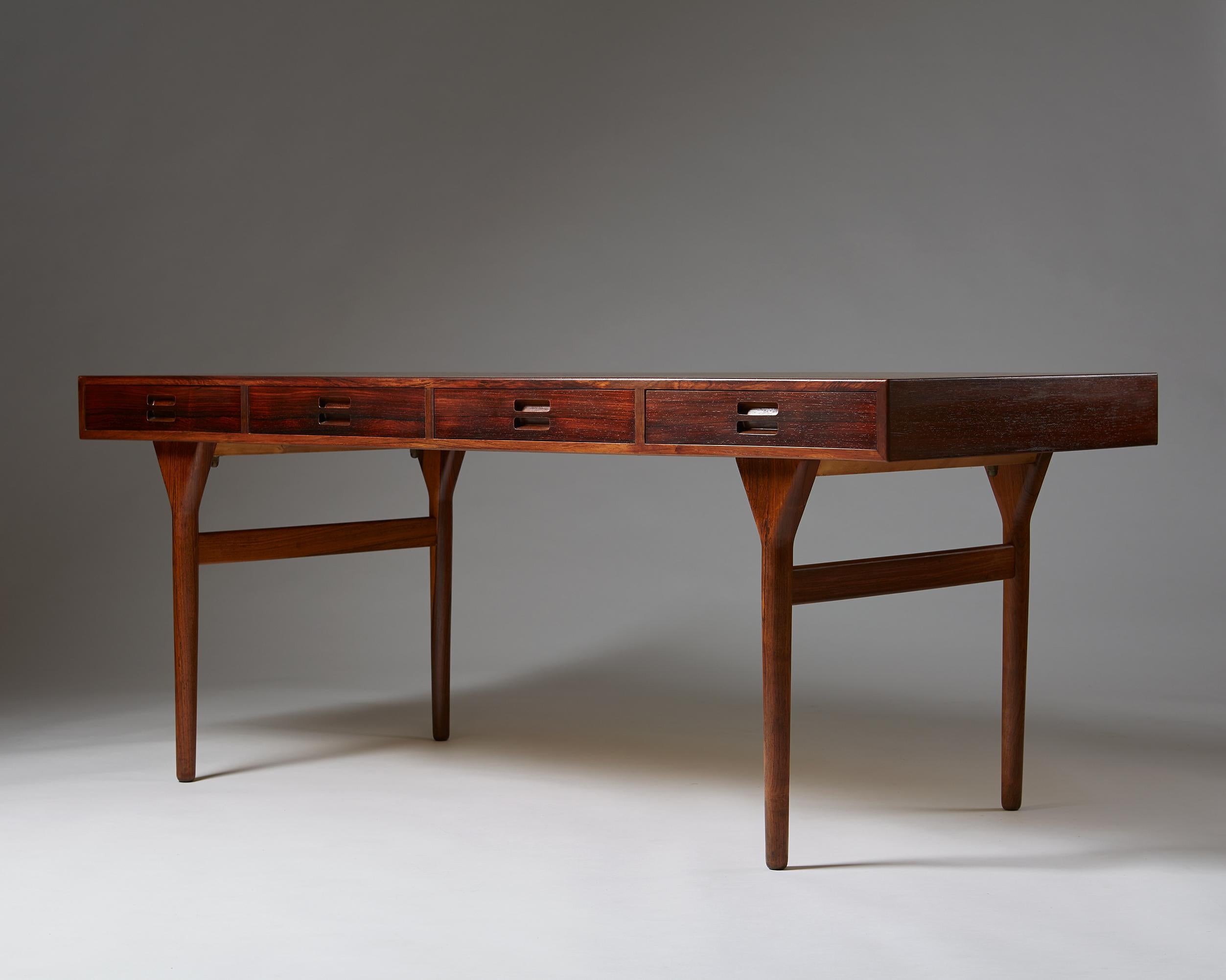 Scandinavian Modern Desk Designed by Nanna and Jörgen Ditzel for Sören Willadsen
