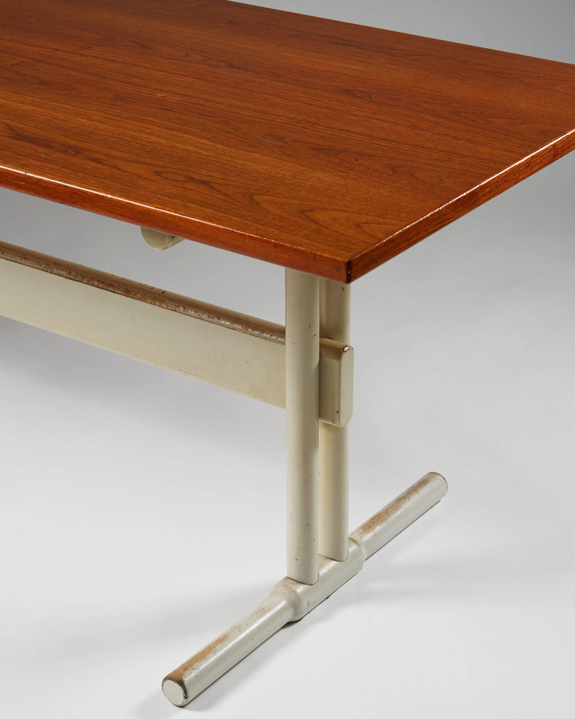 Mid-20th Century Desk/Dining Table, Anonymous, Denmark, 1950s For Sale