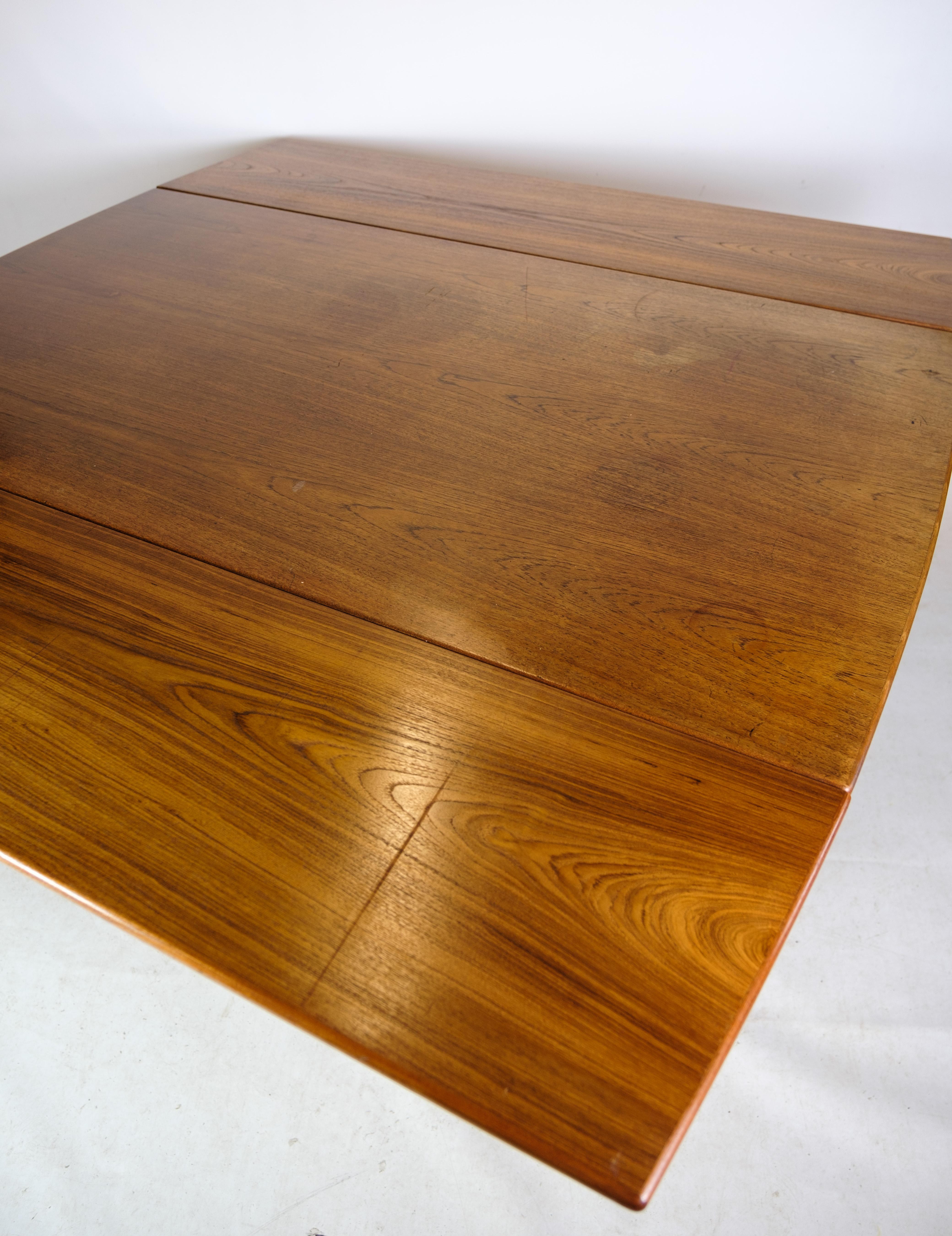 Desk / Dining Table in Teak Wood of Finnish Design from the 1960's 2