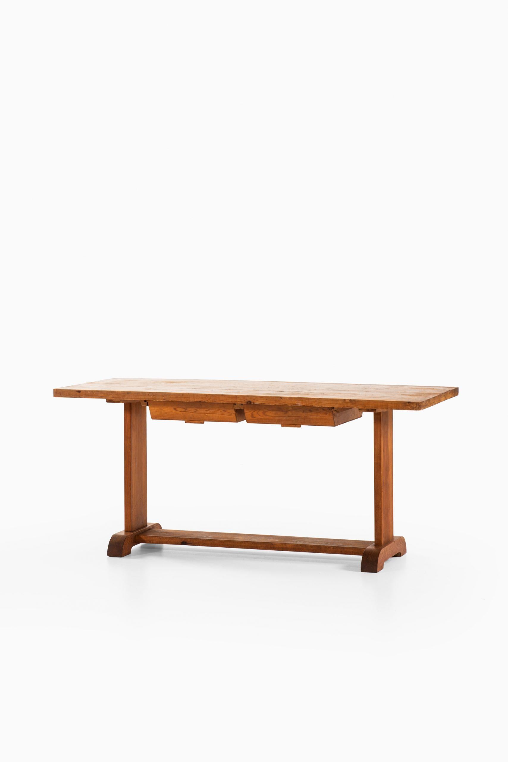Scandinavian Modern Desk / Dining Table Produced in Sweden