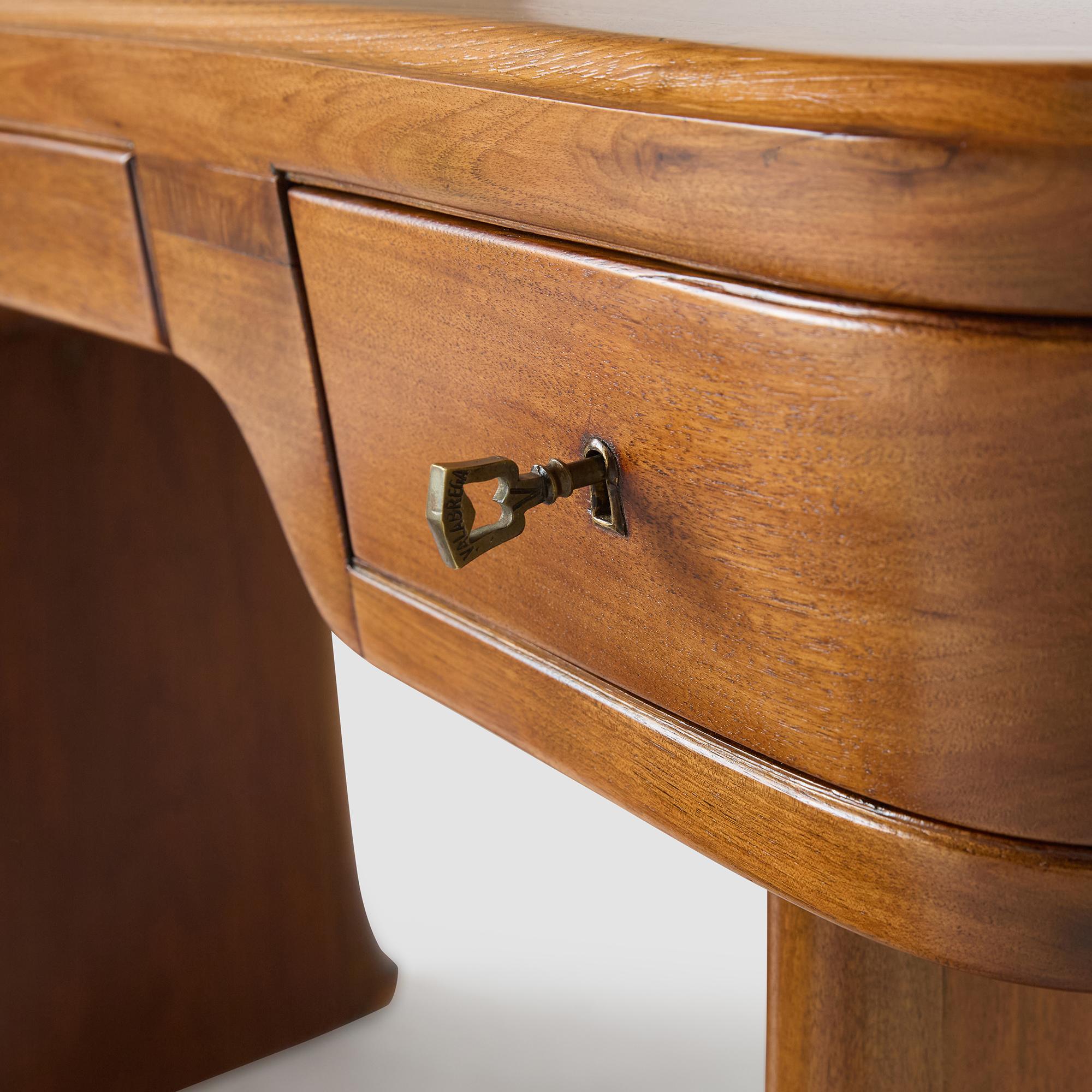 Desk-Dressing Table and Stool by Vittorio Valabrega, Italy, 1930s For Sale 3