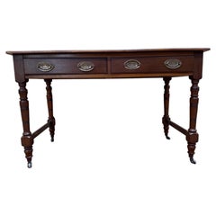 Desk - English Mahogany Console