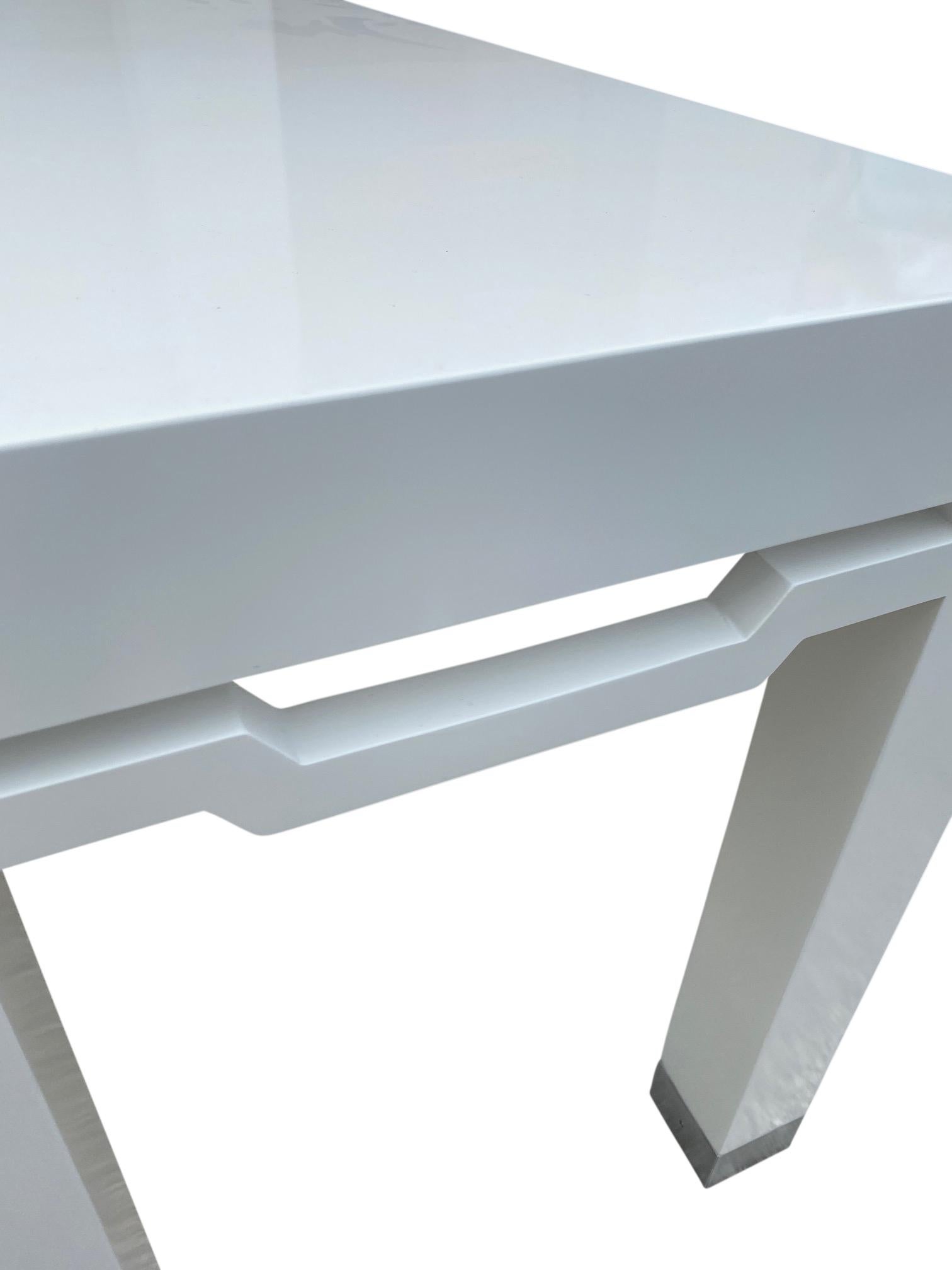 Desk Entrance Tables with Metal Bottom Legs, End Tables  For Sale 1