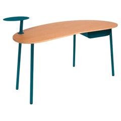 Desk Fermob – NUAGE Oak - Acapulco Blue