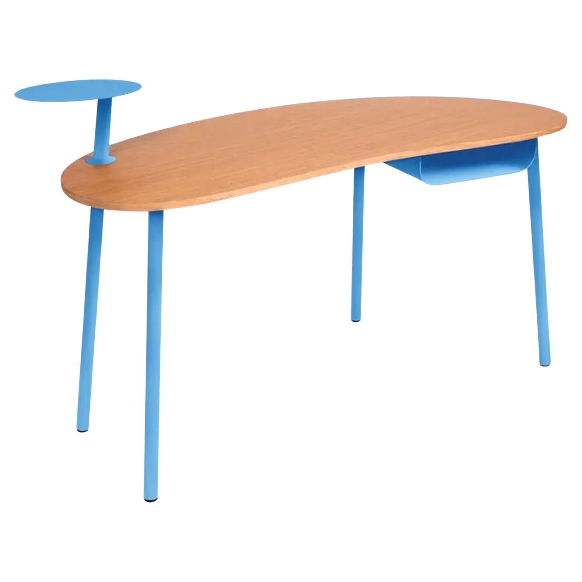 Desk Fermob – NUAGE Oak - Maya Blue in vendita