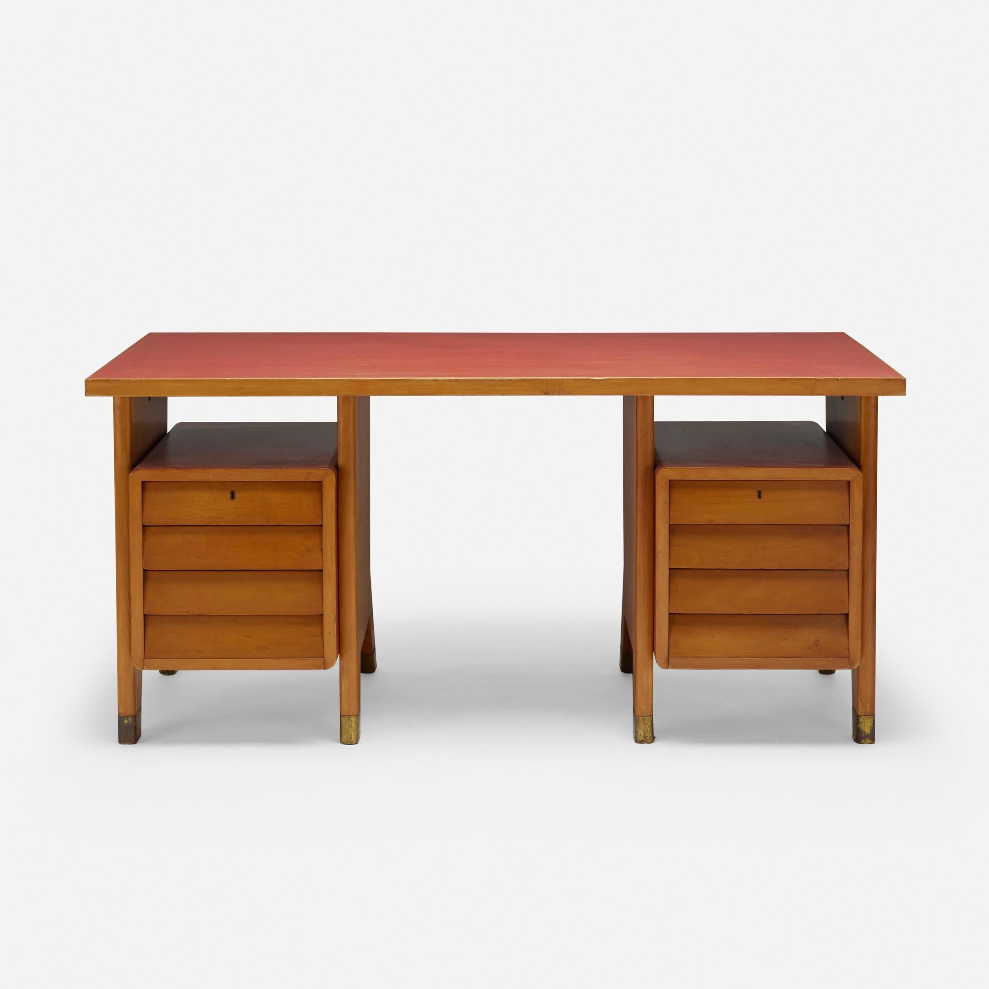 Mid-Century Modern Gio Ponti Original 1950's Desk For Sale