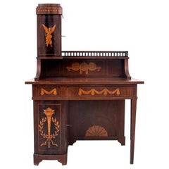 Antique Desk from circa 1880, Empire Style