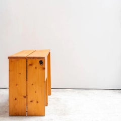 Desk from Savoie, France, 1980s, Les Acrs, simple writing desk