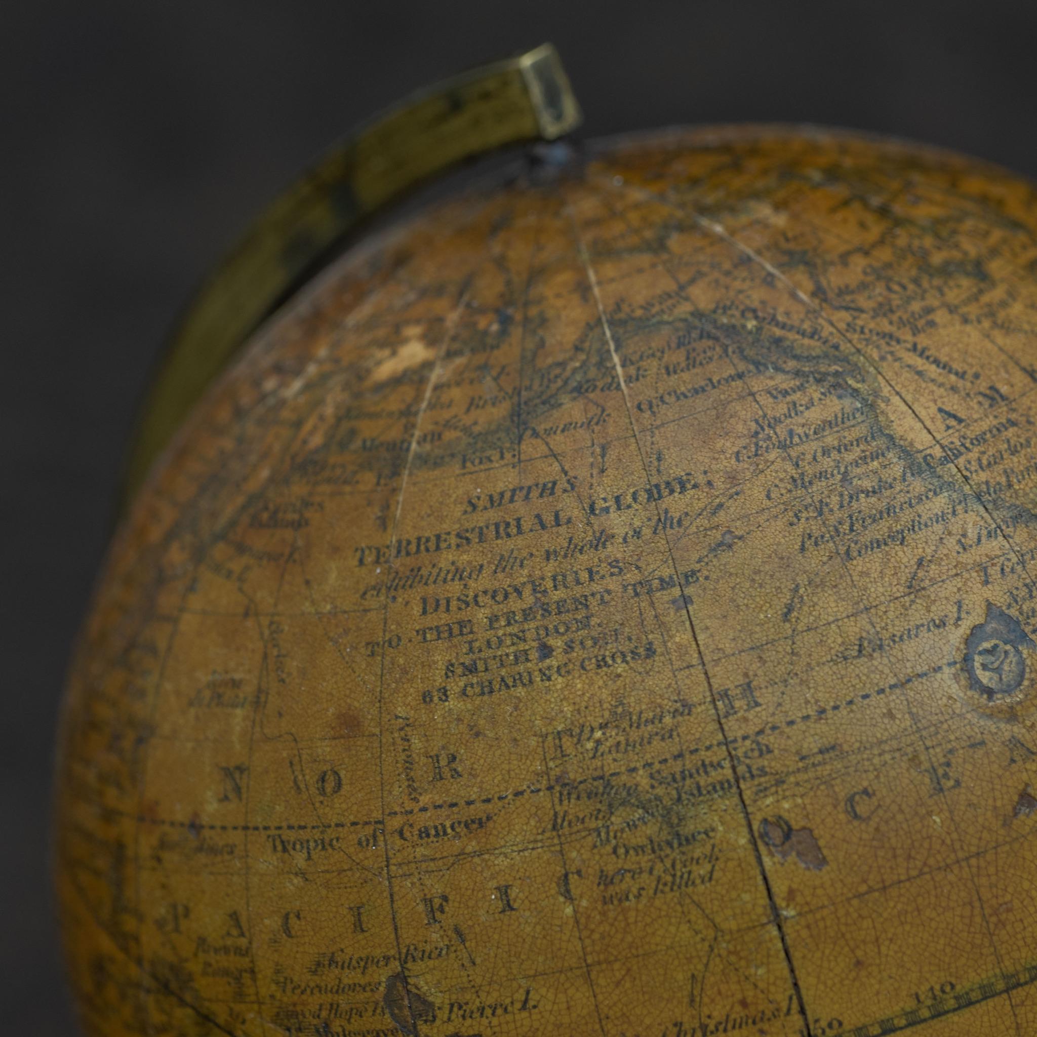 Desk Globe by Smith and Son, circa 1860 In Good Condition In London, GB