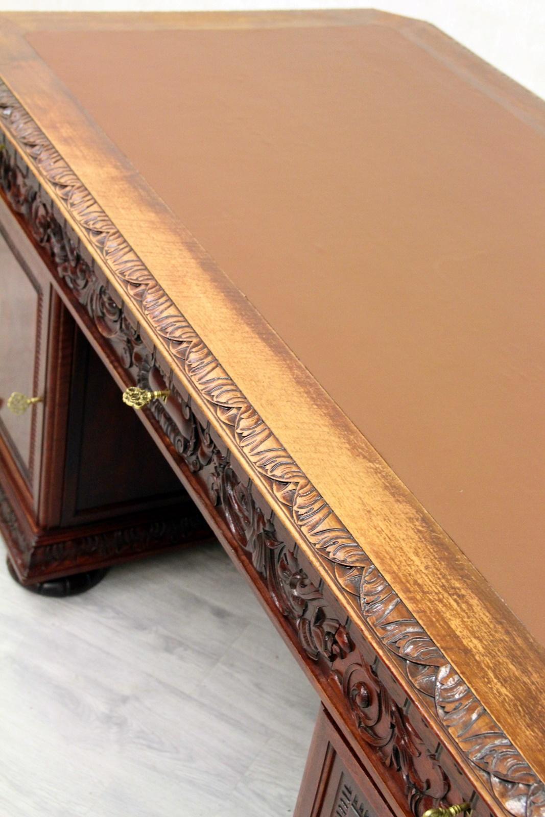 Desk Herrenzimmer Antique Table Löwentatzen Old Office For Sale 5