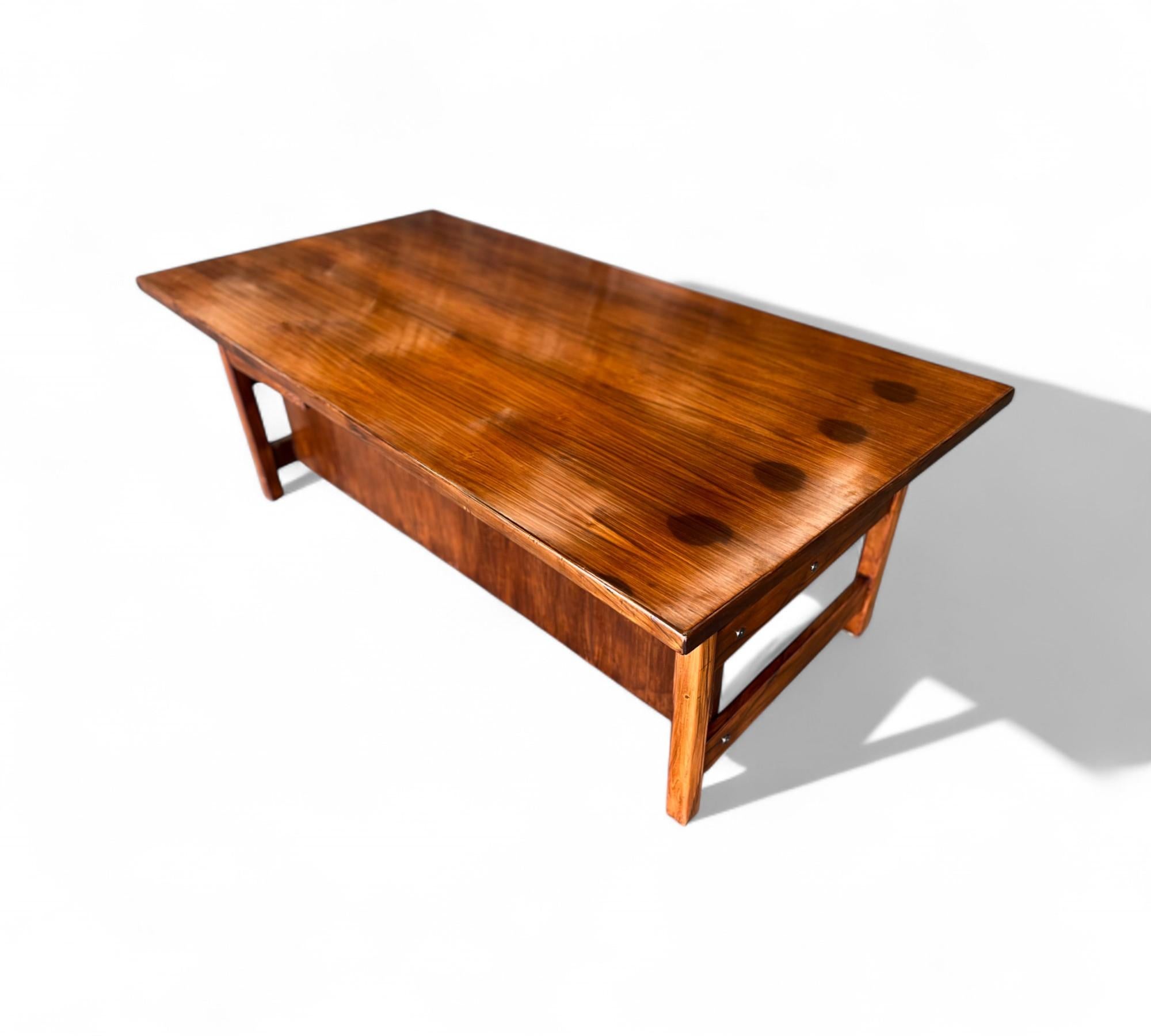 Desk in Hardwood with Two drawers, Unknown, 1960s - Lot 875 For Sale 2