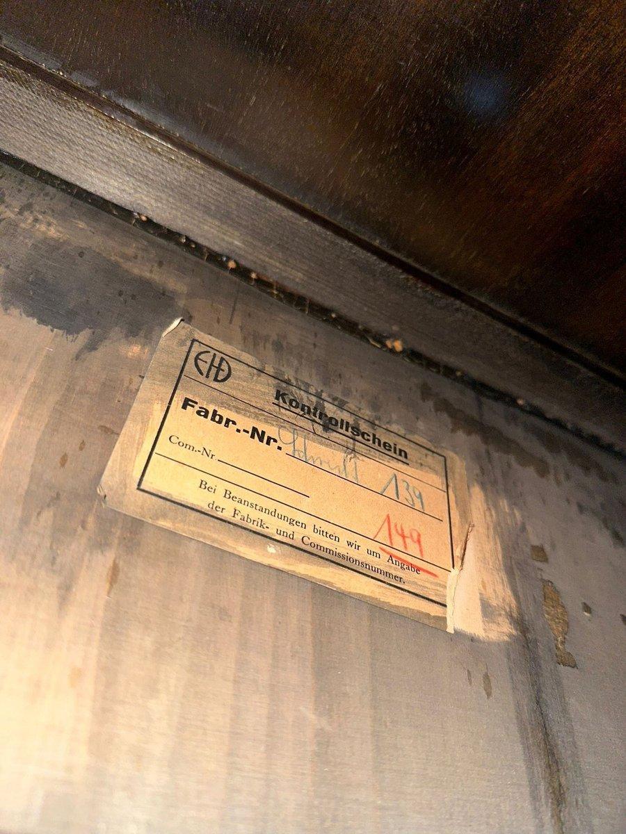 Inizio XX secolo Scrivania in ebano Macassar di Bruno Paul per Deutsche Werkstätten Hellerau in vendita