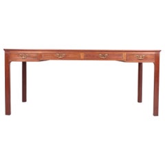 Desk in Mahogany in Style of Kaare Klint, Midcentury Danish Design, 1940s Desk in Mahogany in Style of Kaare Klint, Midcentury Danish Design, 1940s