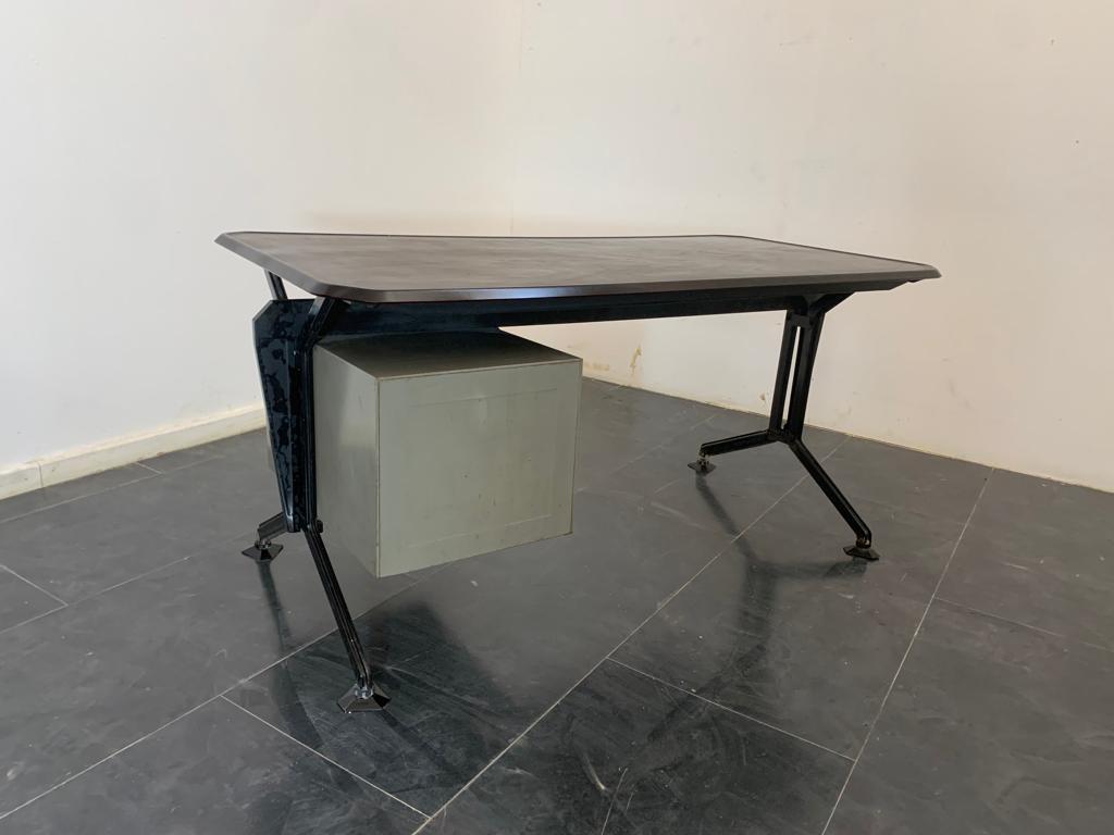 Desk in Metal by BBPR for Olivetti, 1960s 5
