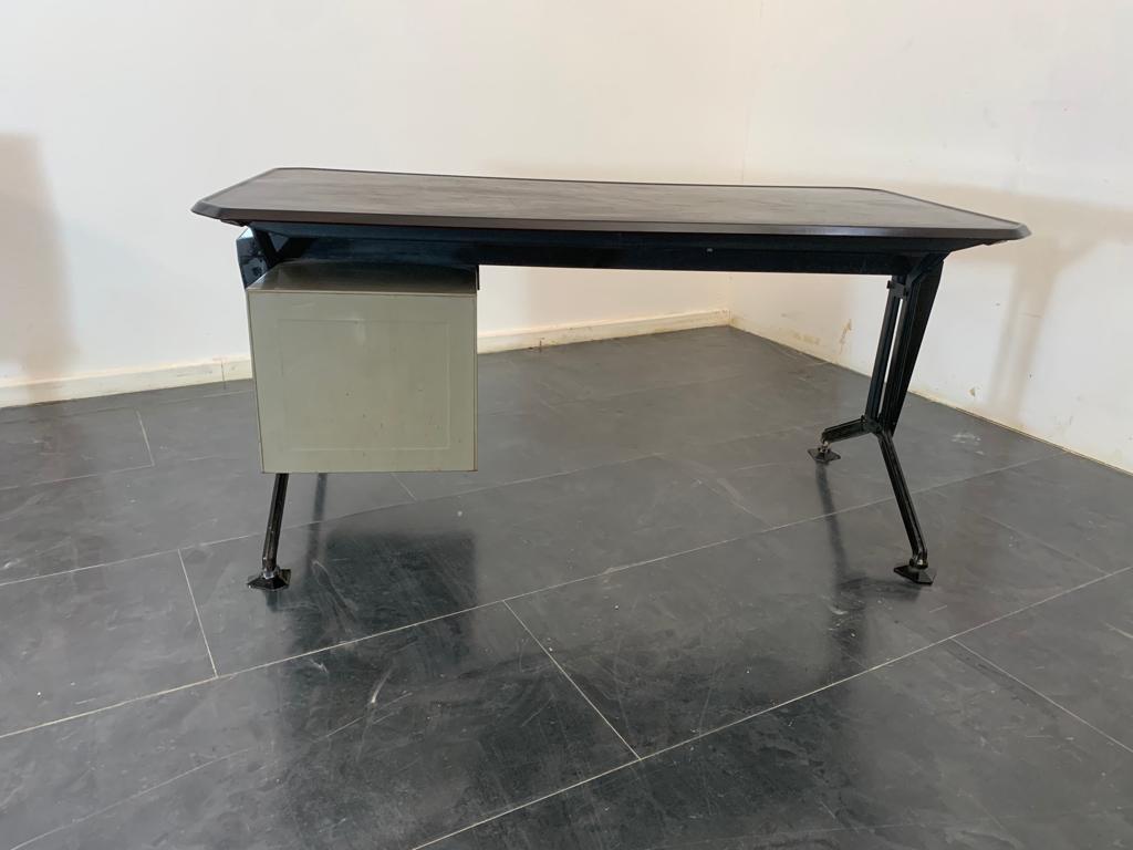 Desk in Metal by BBPR for Olivetti, 1960s 4