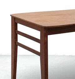 Schreibtisch aus Eichenholz und Sperrholz von Marcel Gascoin, 1949