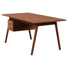 Desk in Oak and Teak by Poul Volther