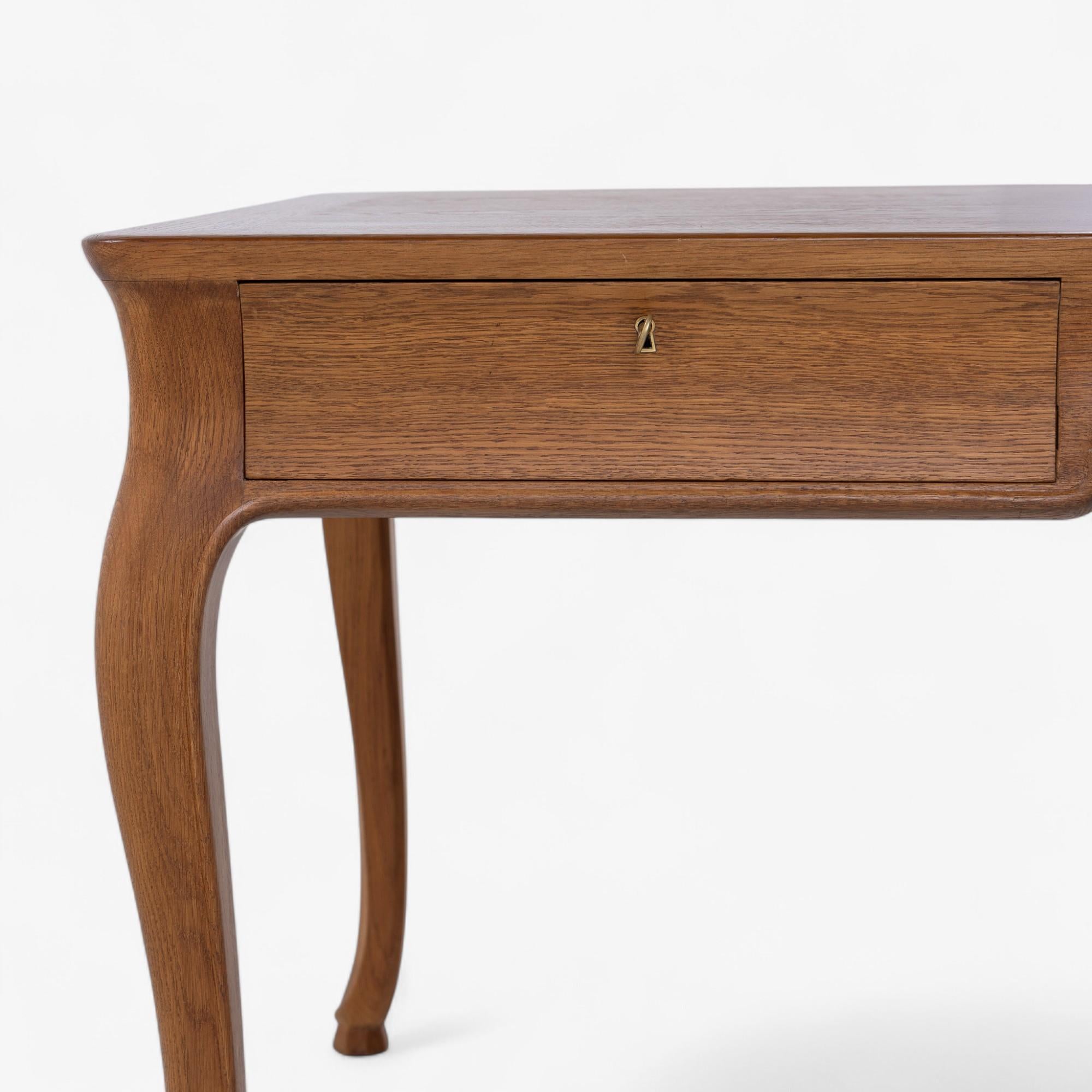 Danois Bureau en chêne de Frits Henningsen en vente