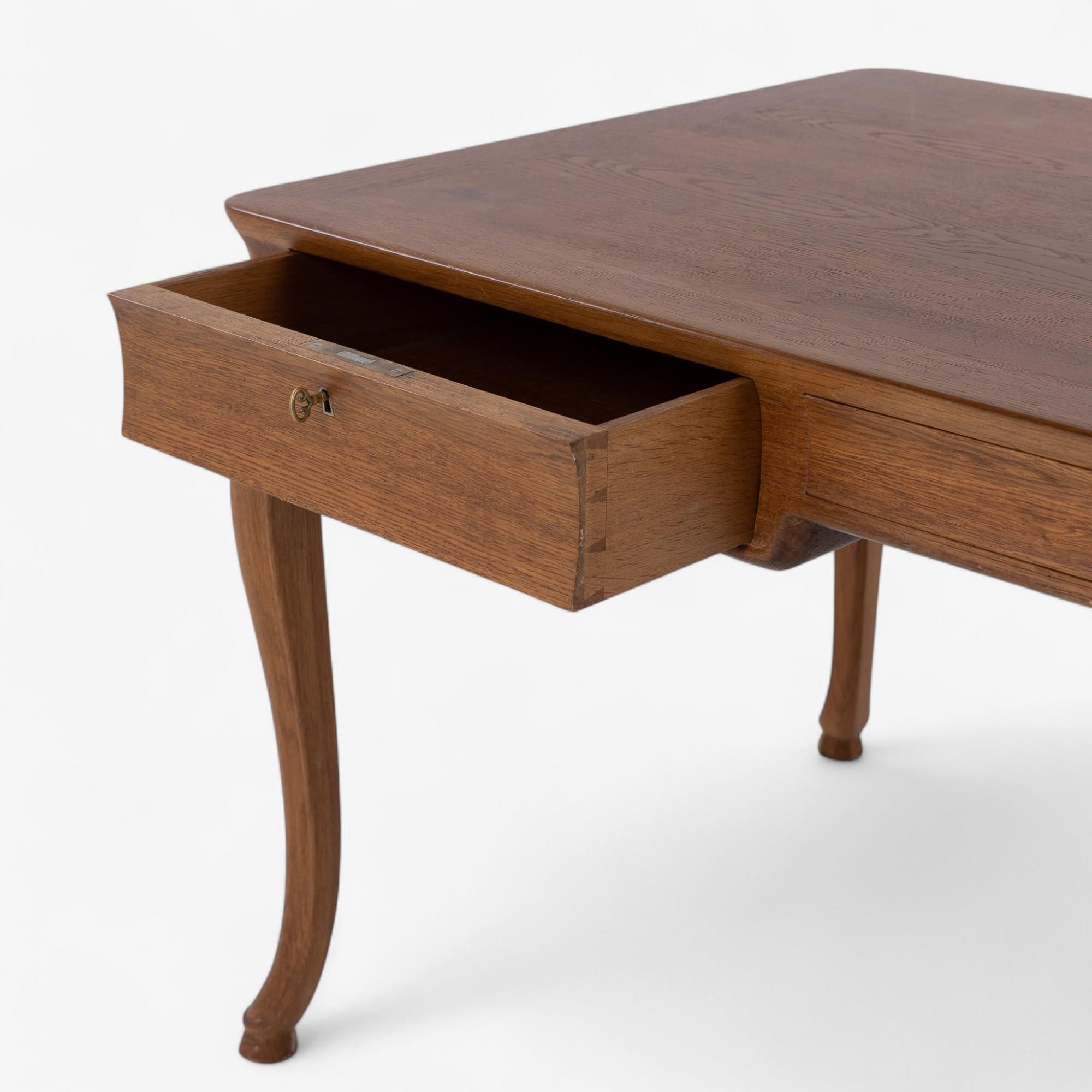 Bureau en chêne de Frits Henningsen Bon état - En vente à Copenhagen, DK