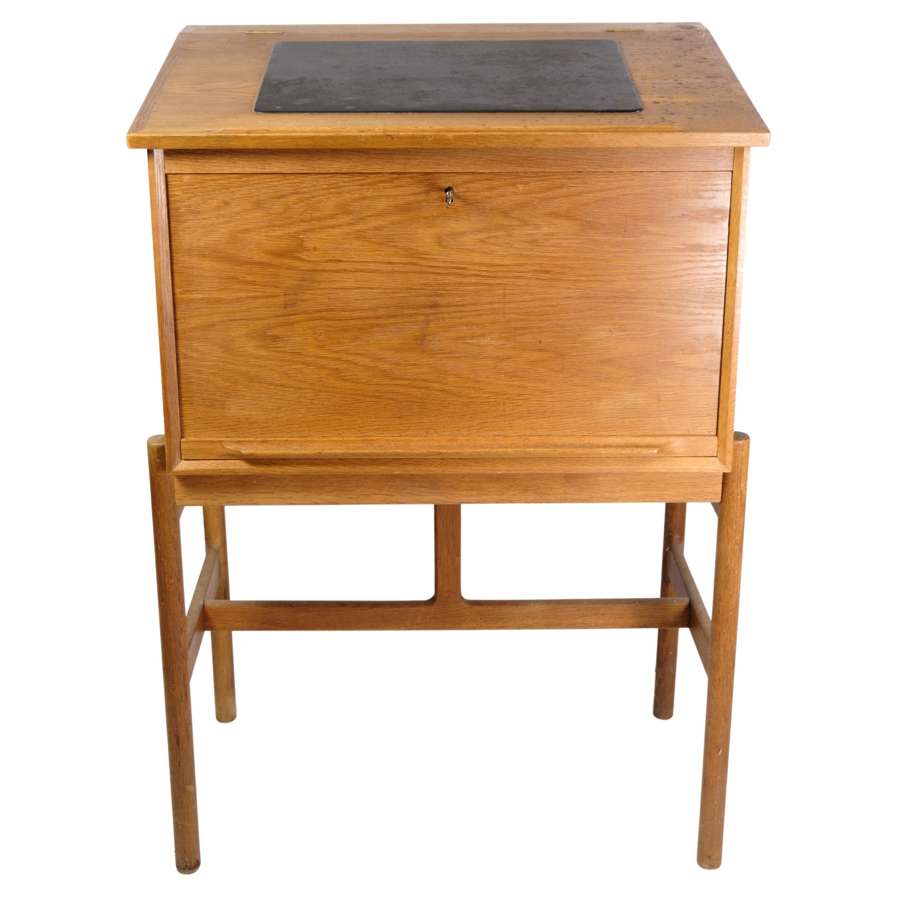 Desk Made In Oak By Rosengran Hansen, 1960