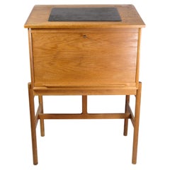 Desk Made In Oak By Rosengran Hansen, 1960