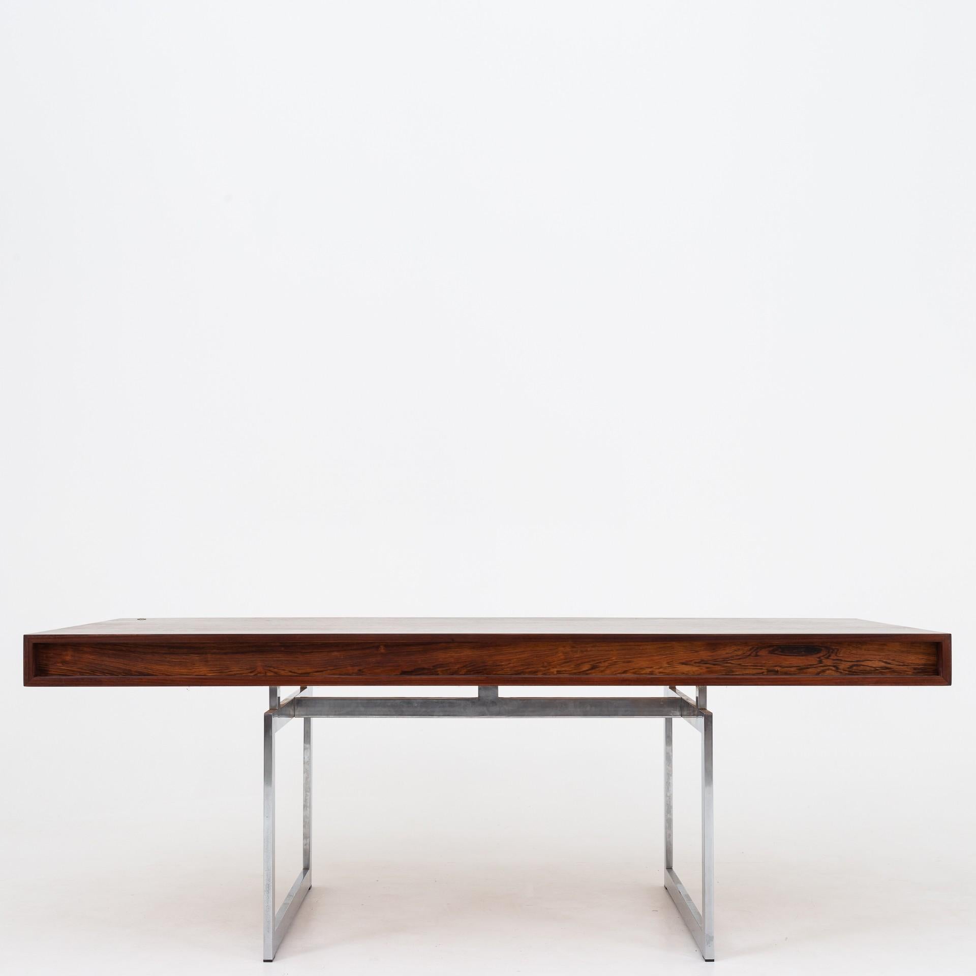 Scandinavian Modern Desk in Rosewood by Bodil Kjær