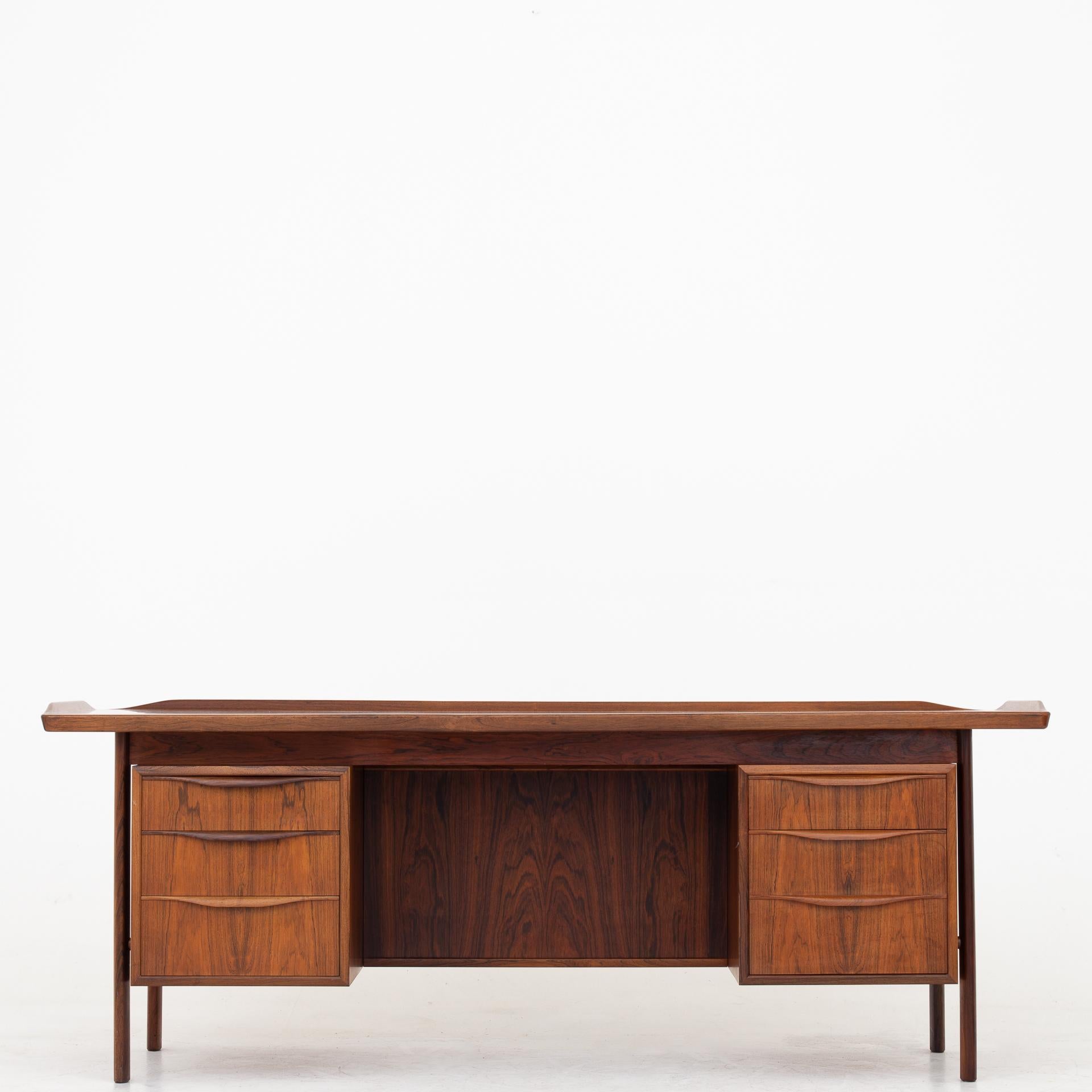 Desk in Rosewood by Unknown Designer 1