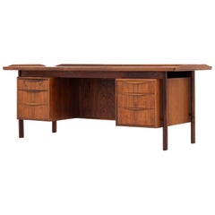 Desk in Rosewood by Unknown Designer