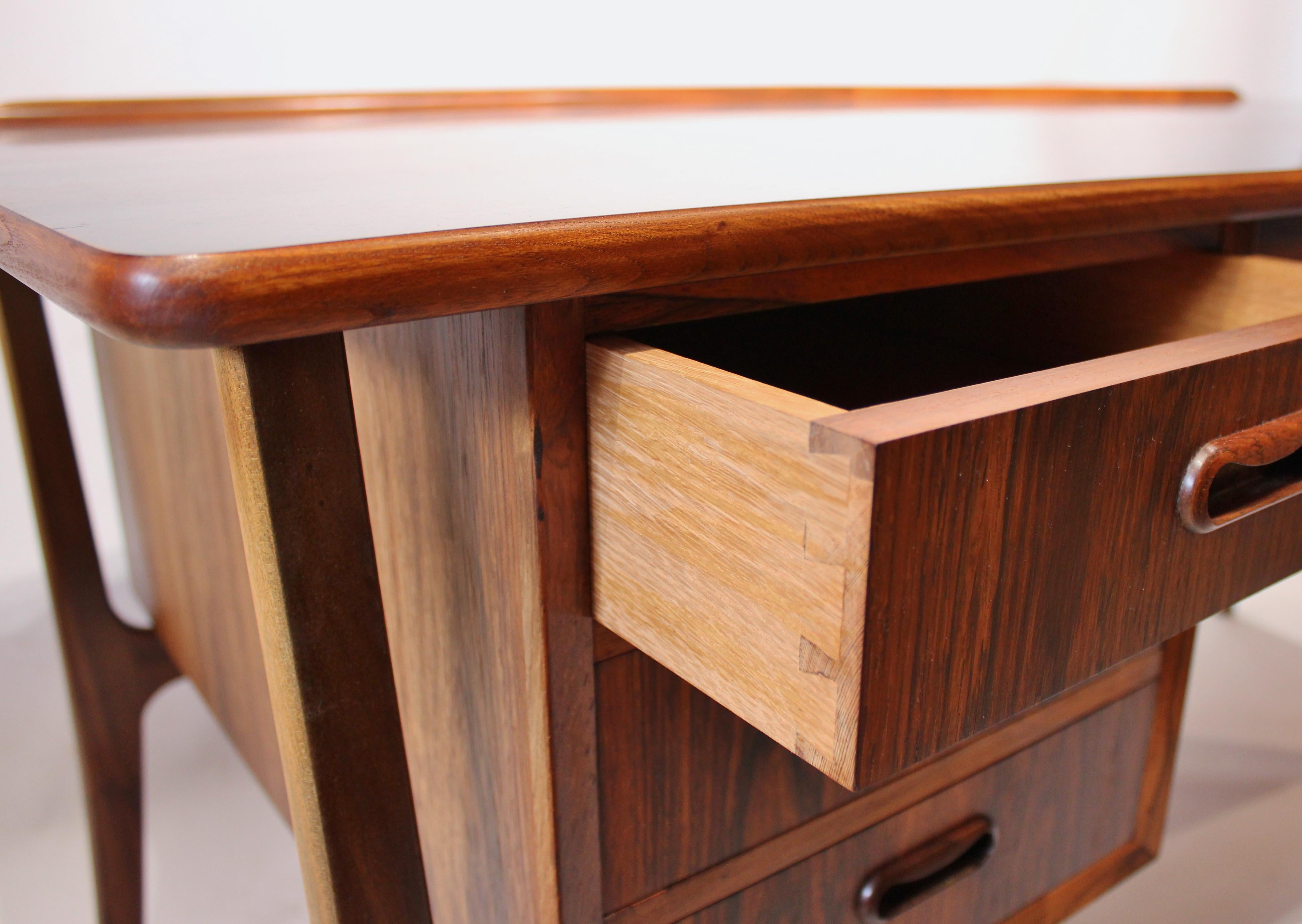 Danish Desk in Rosewood by Svend Aage Madsen from the 1960s