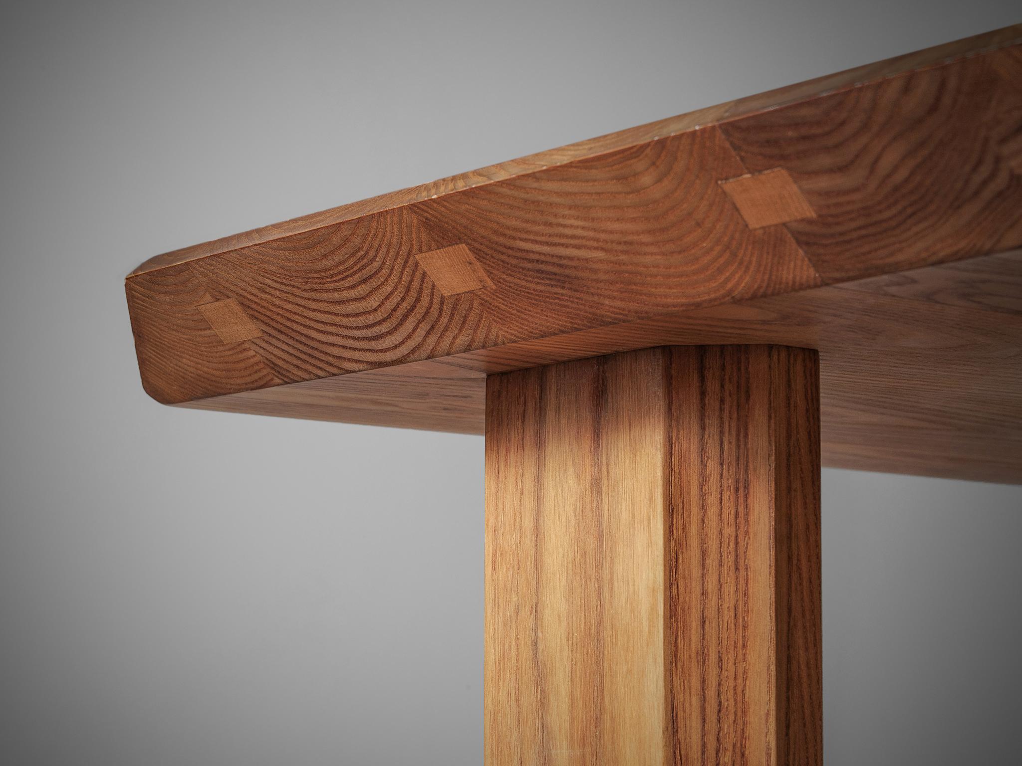 Desk, in Solid Elm, by Pierre Chapo, France, 1960s 2