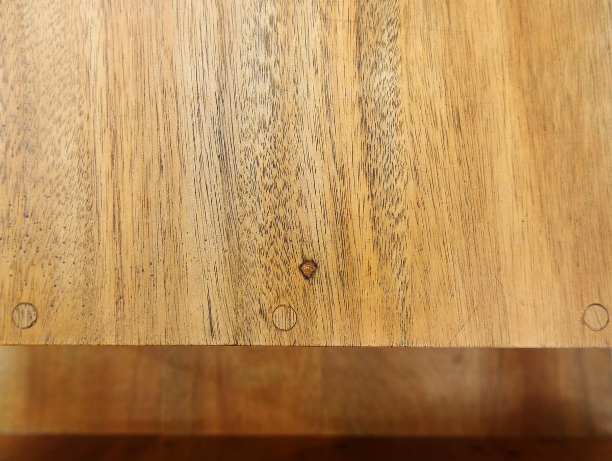 Desk in Solid Wood and Wrought Iron in the Style of Eugène Printz 3