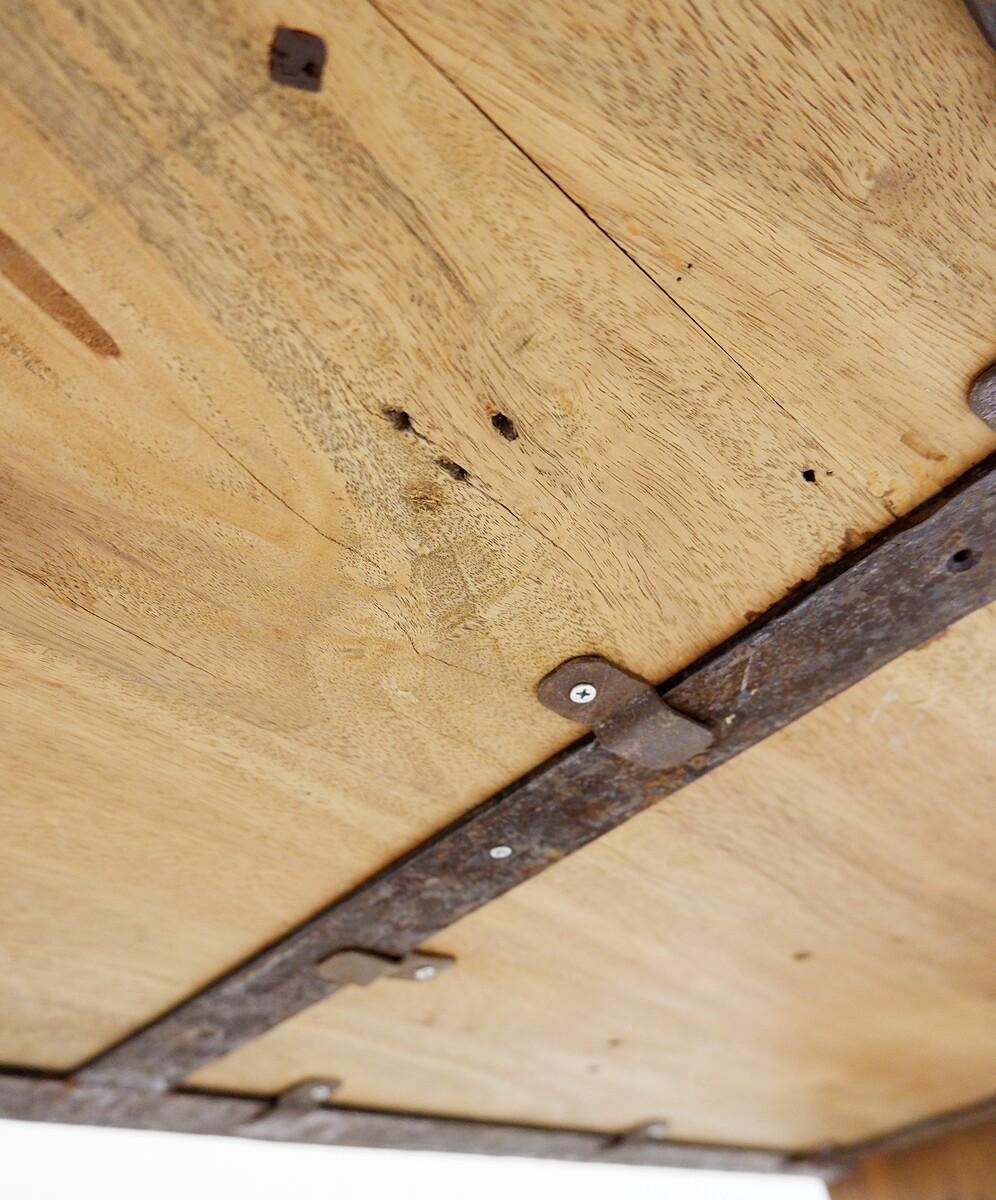 Desk in Solid Wood and Wrought Iron in the Style of Eugène Printz 9