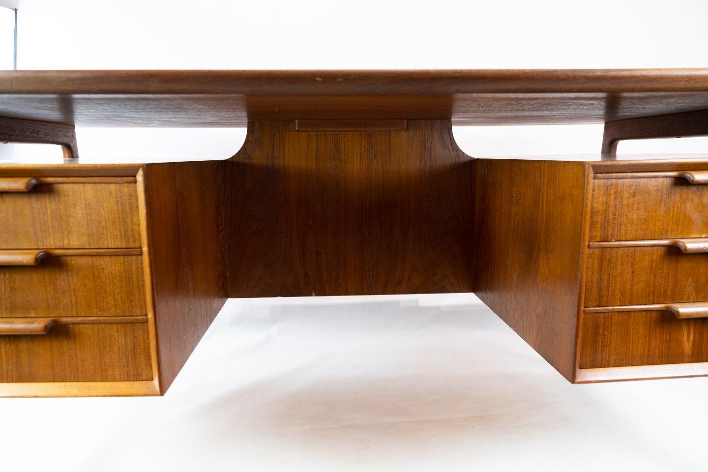 Mid-20th Century Desk in Teak Designed by Omann Junior from the 1960s