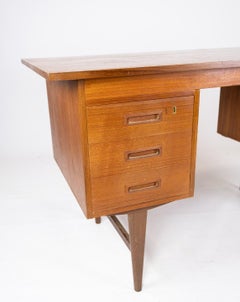 Desk Made In Teak, Danish Design From 1960s