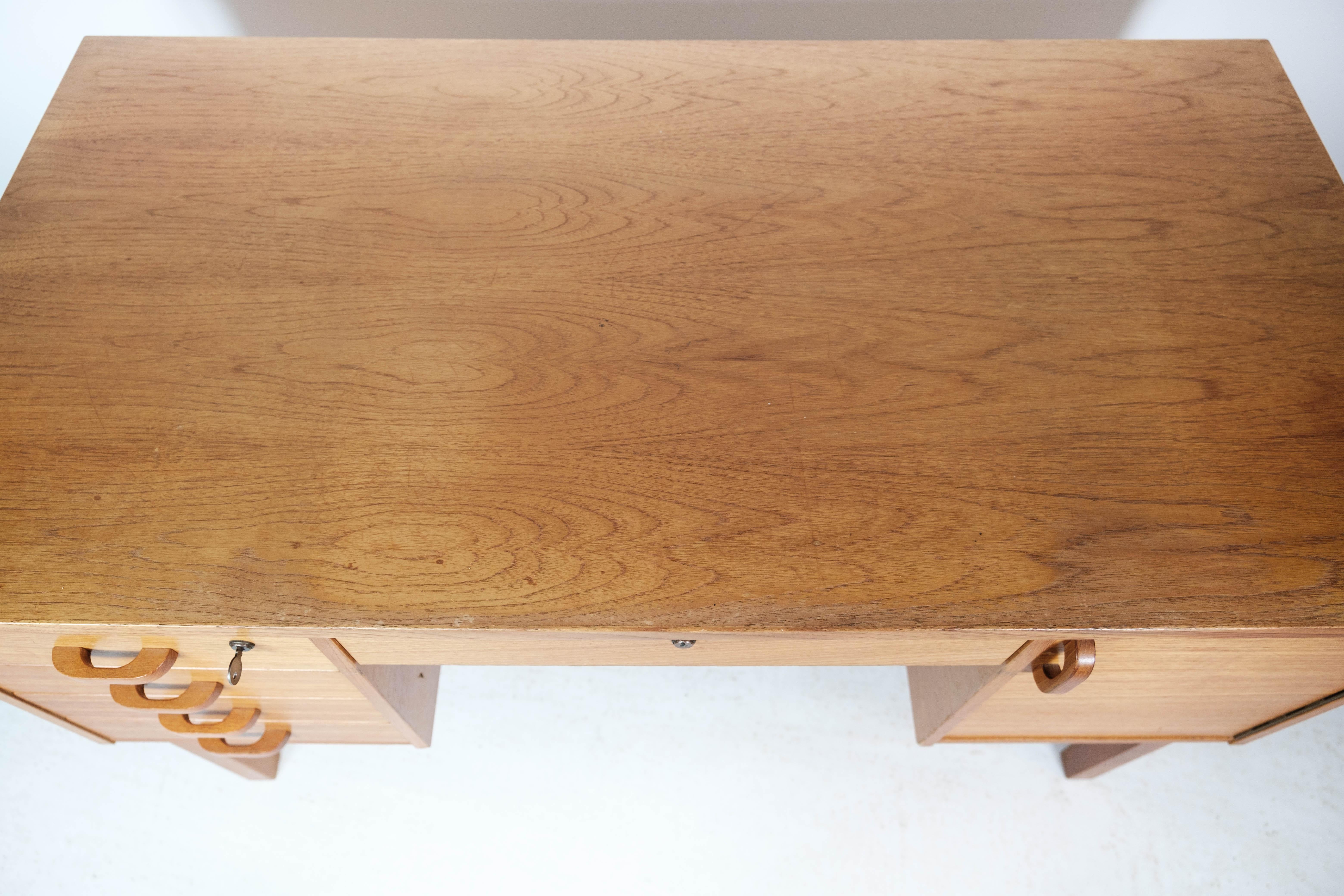Mid-20th Century Desk Made In Teak From 1960s For Sale
