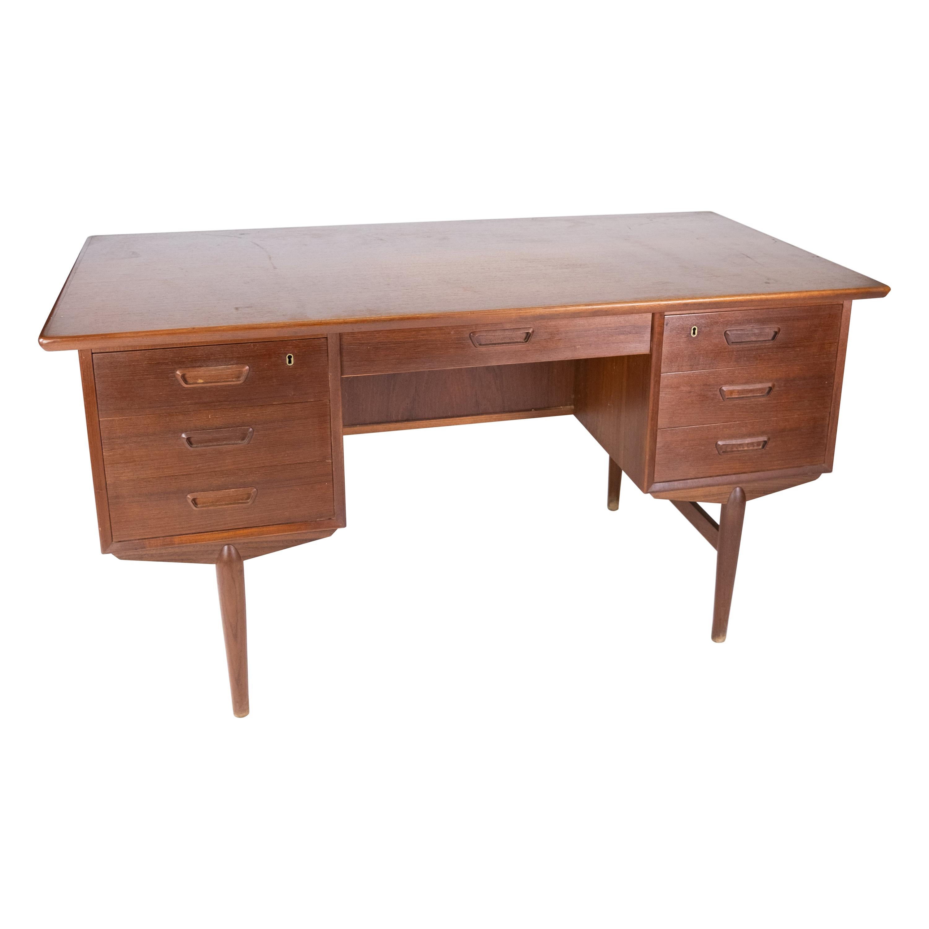 Desk in Teak of Danish Design from the 1960s For Sale
