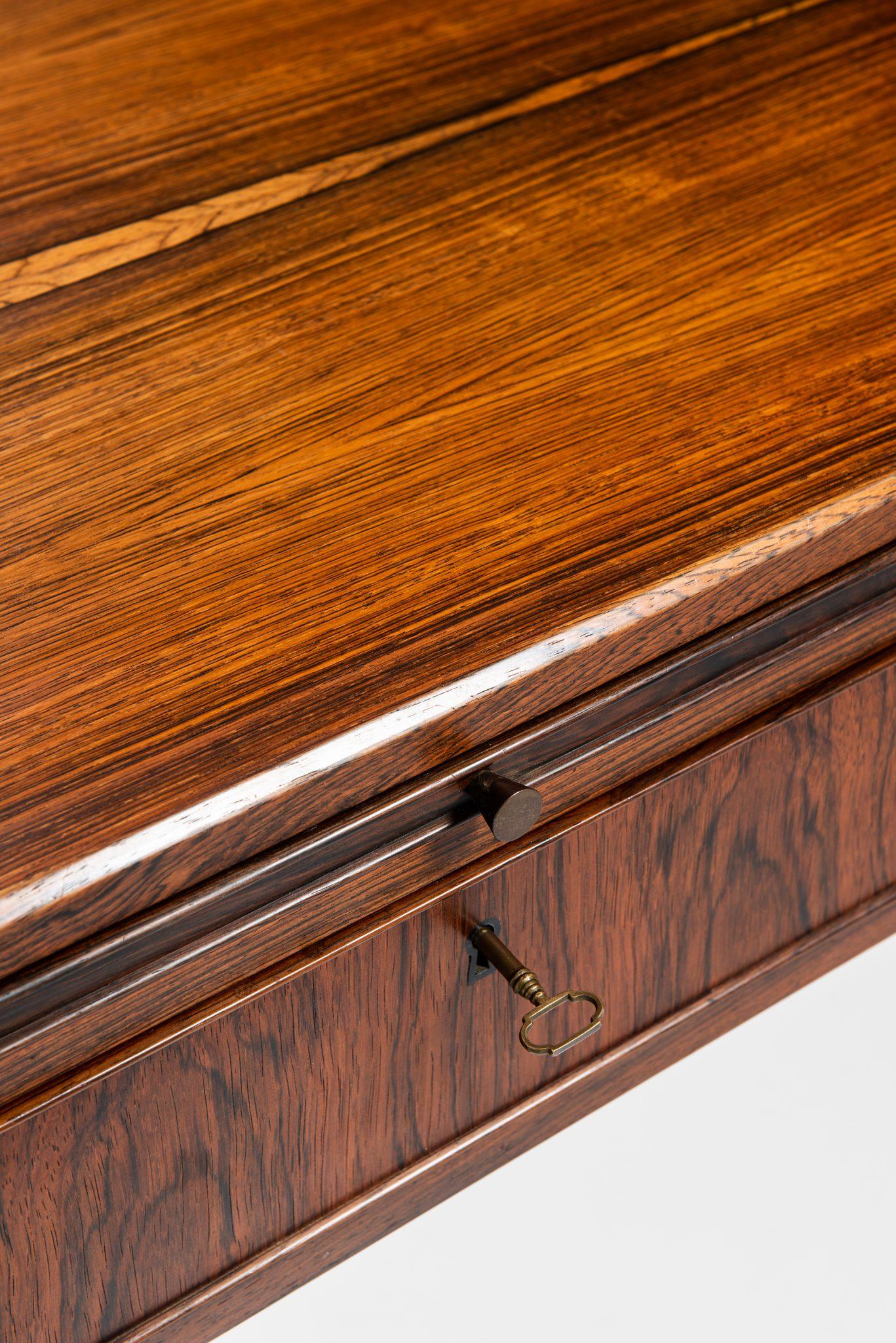 Desk in the Manner of Ole Wanscher Produced in Denmark 3