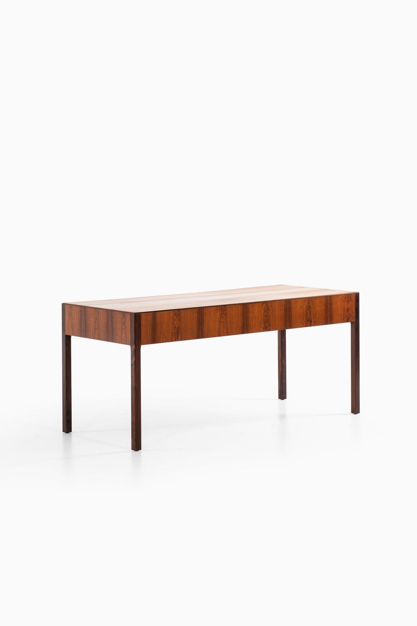 Brass Desk in the Manner of Ole Wanscher Produced in Denmark