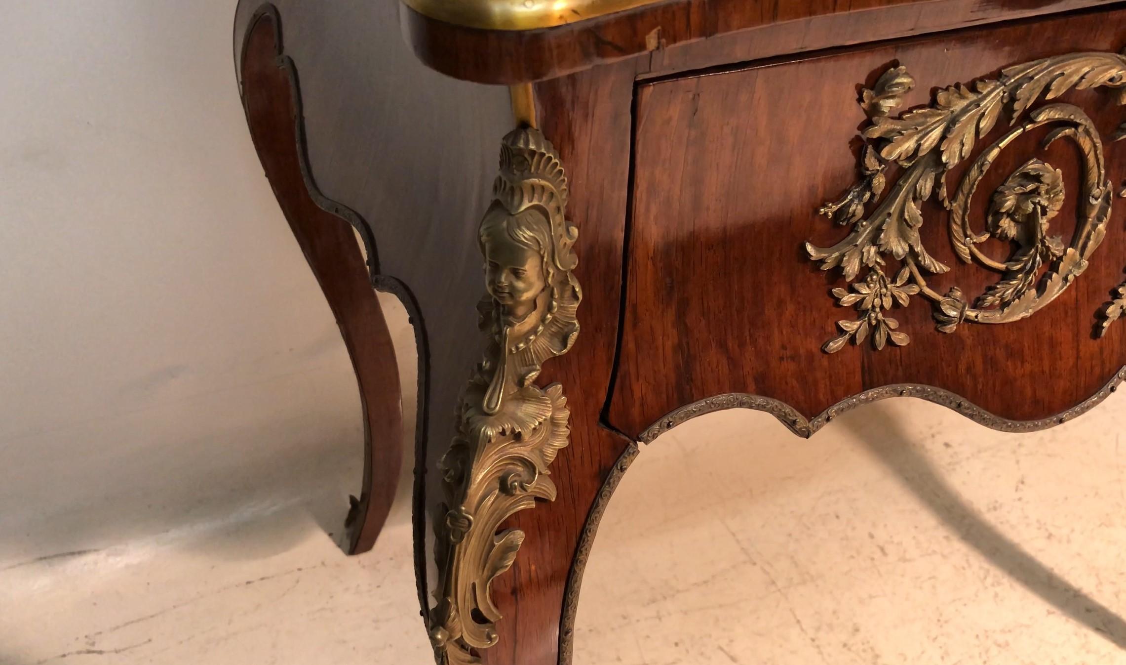Desk in Wood, 1900, Made in France For Sale 9