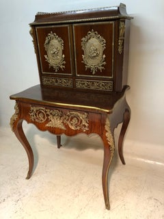 Desk in Wood, 1900, Made in France