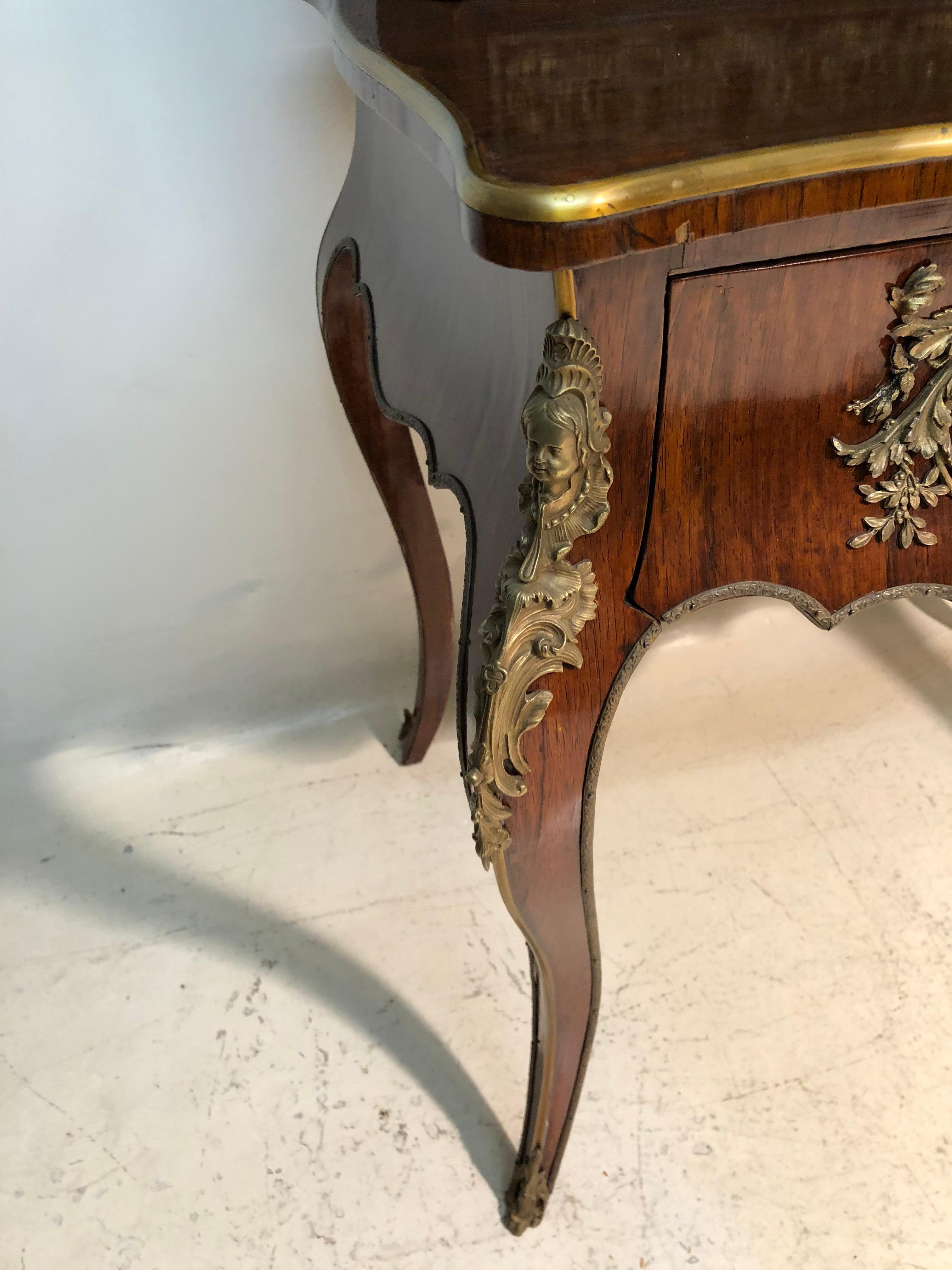 Desk in Wood, 1900, Made in France For Sale 1