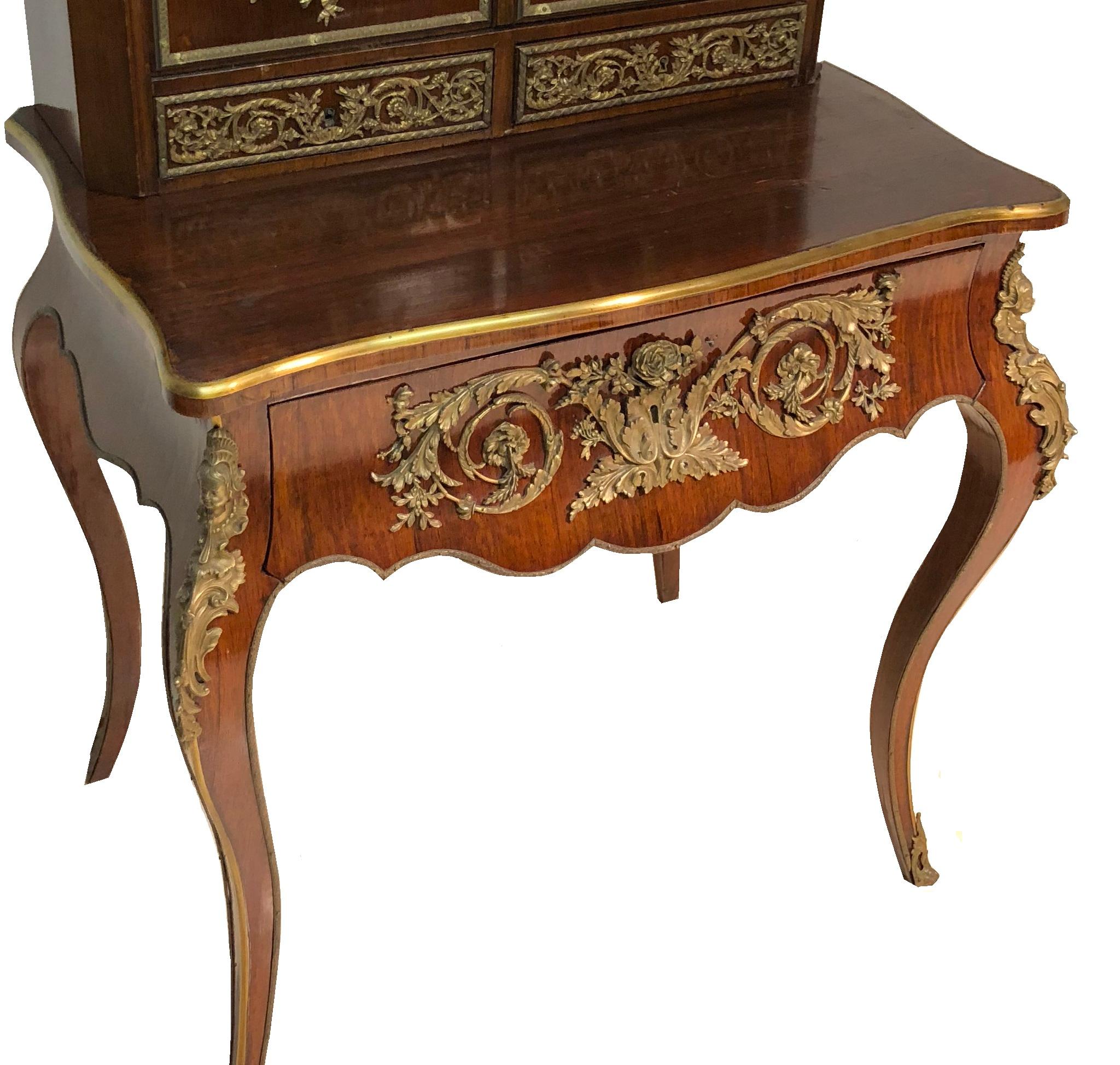 Schreibtisch in Wood, 1900, Made in France im Angebot 2