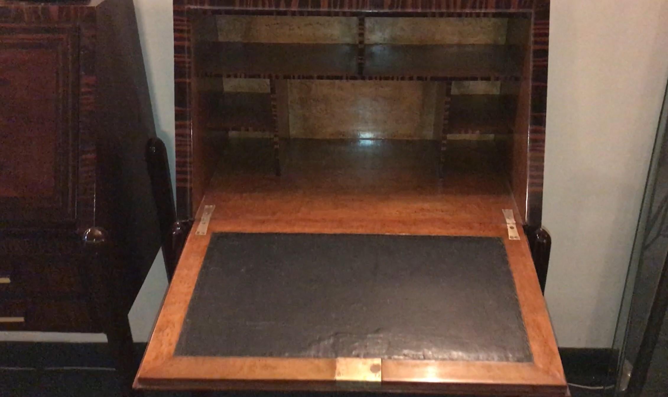 Schreibtisch in Wood, 1920, Made in France im Angebot 7