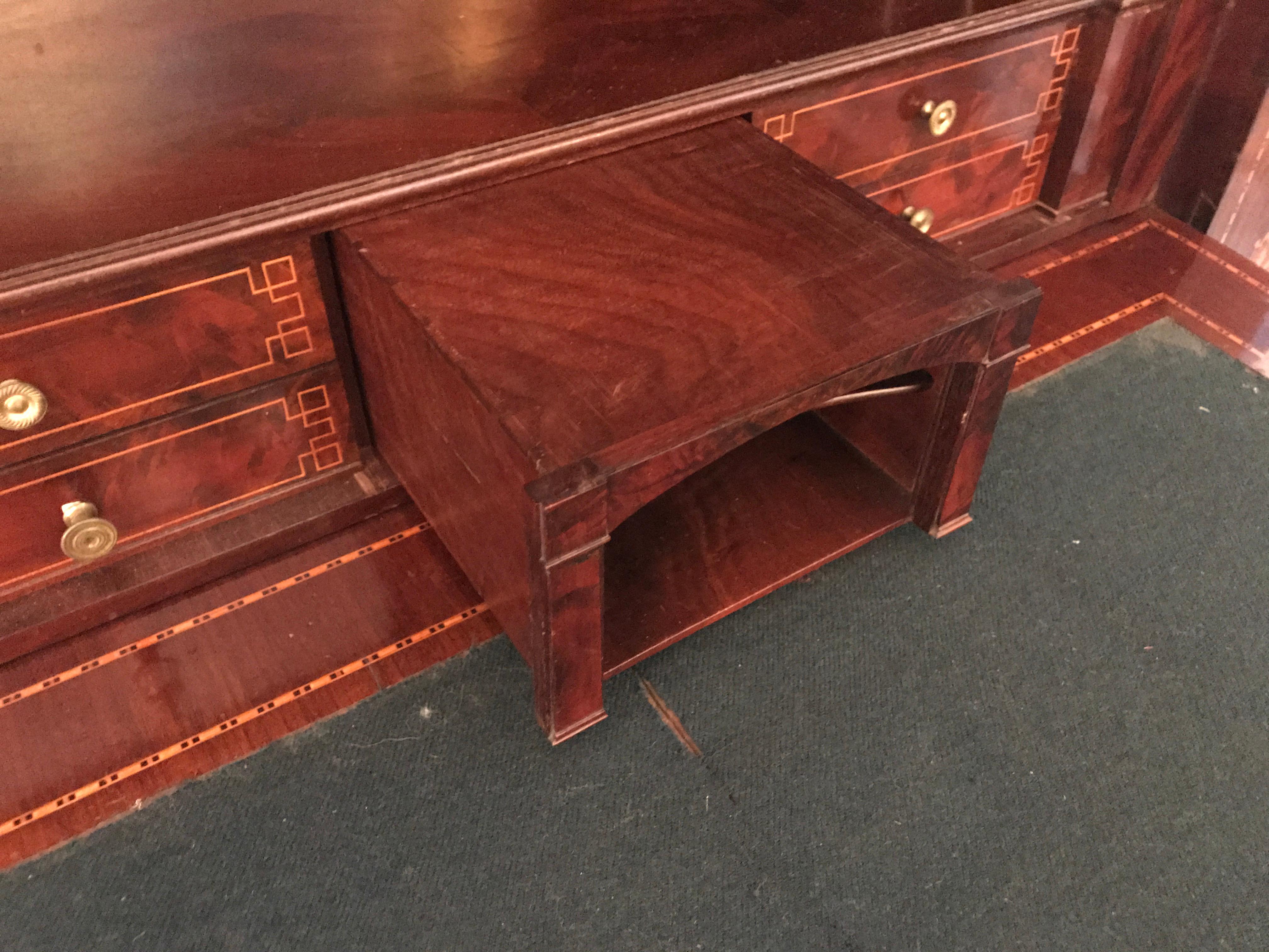 Bureau en bois, 1940, fabriqué en France en vente 4