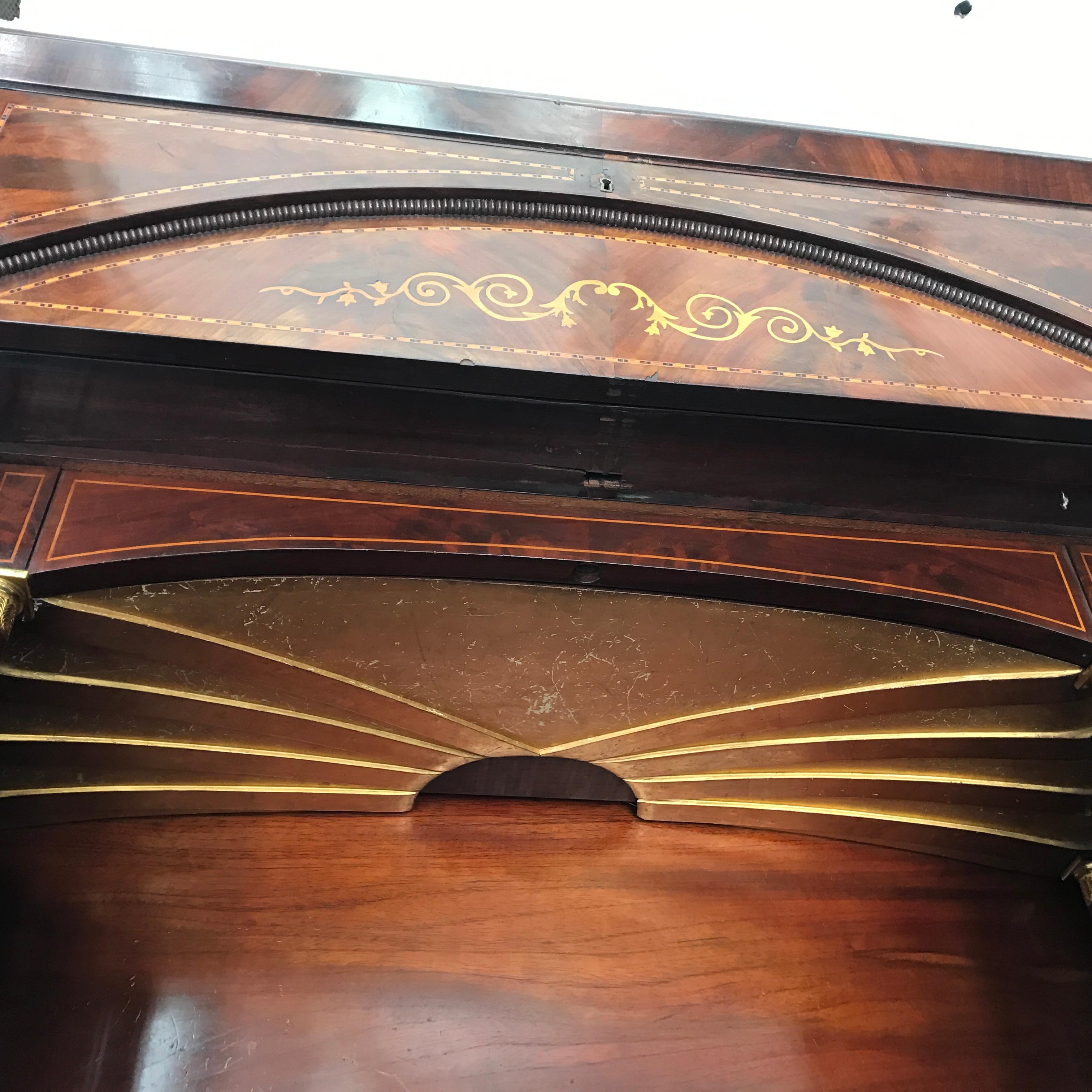 Mid-20th Century Desk in Wood, 1940, Made in France For Sale