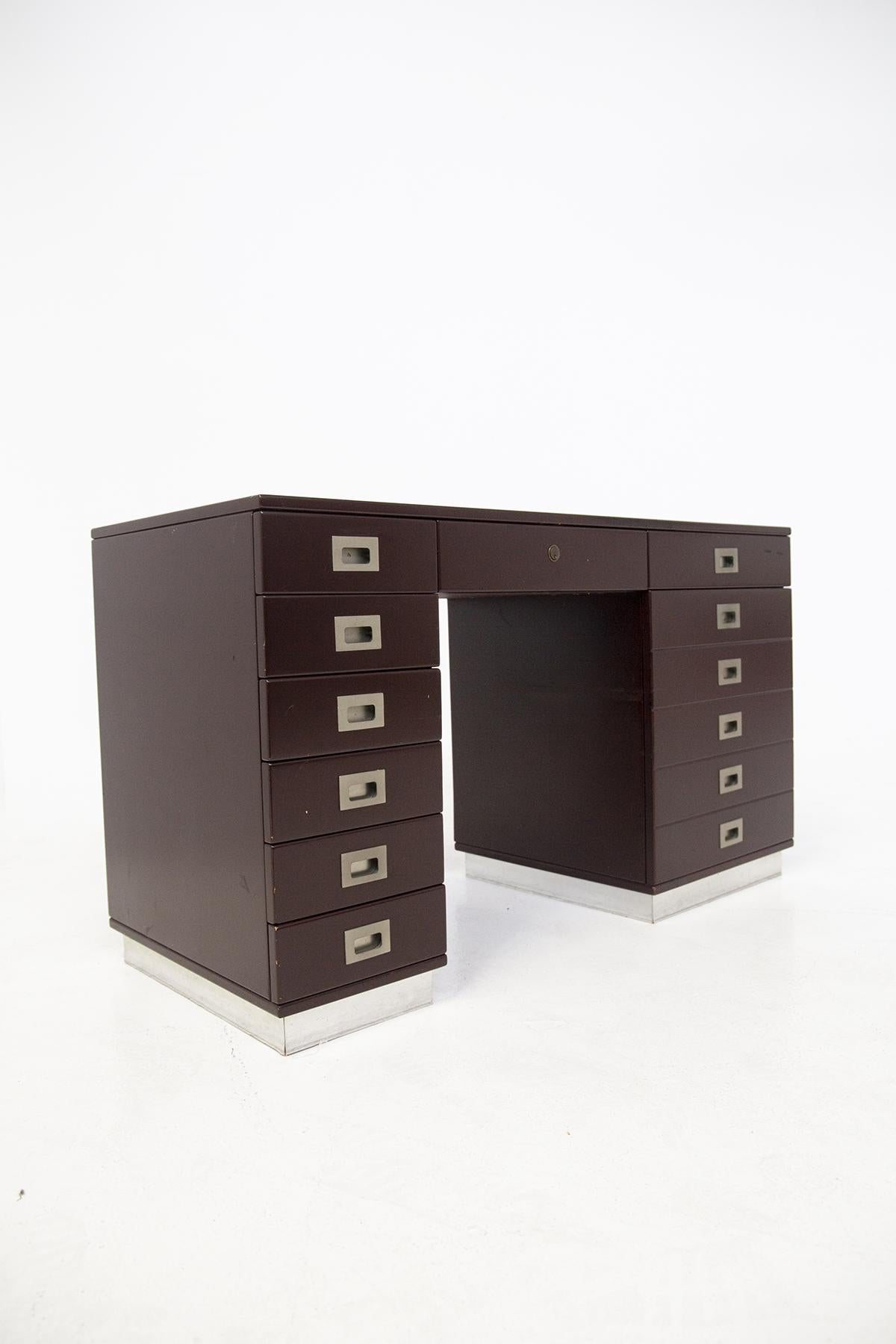 Desk in Wood by Luigi Caccia Dominioni for Residence Vips 2