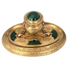 Malachite Desk Accessories