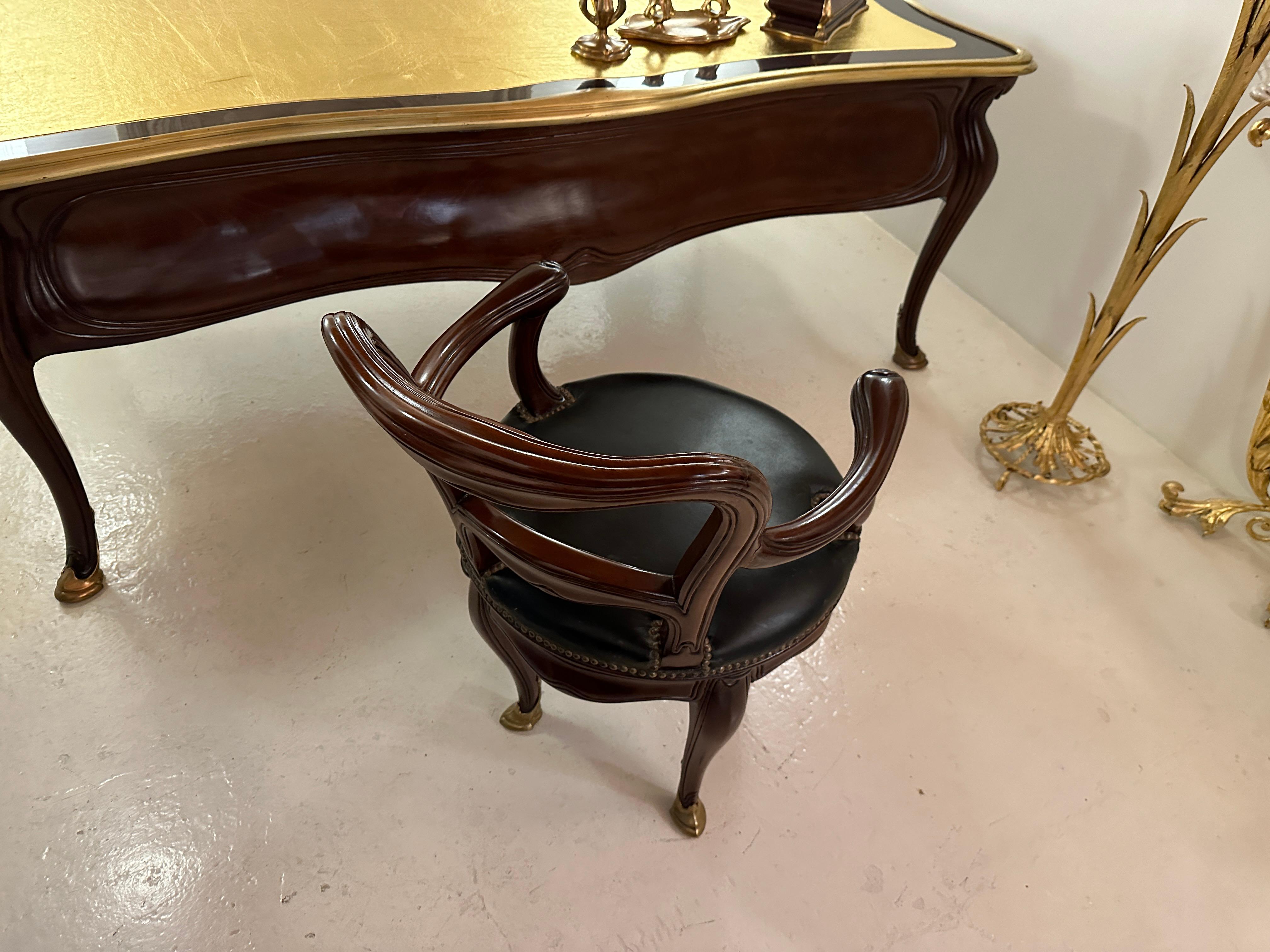 Schreibtisch Jugendstil, Liberty , Schild: G. Keller Orfevre, 22 rue Joubert im Angebot 9