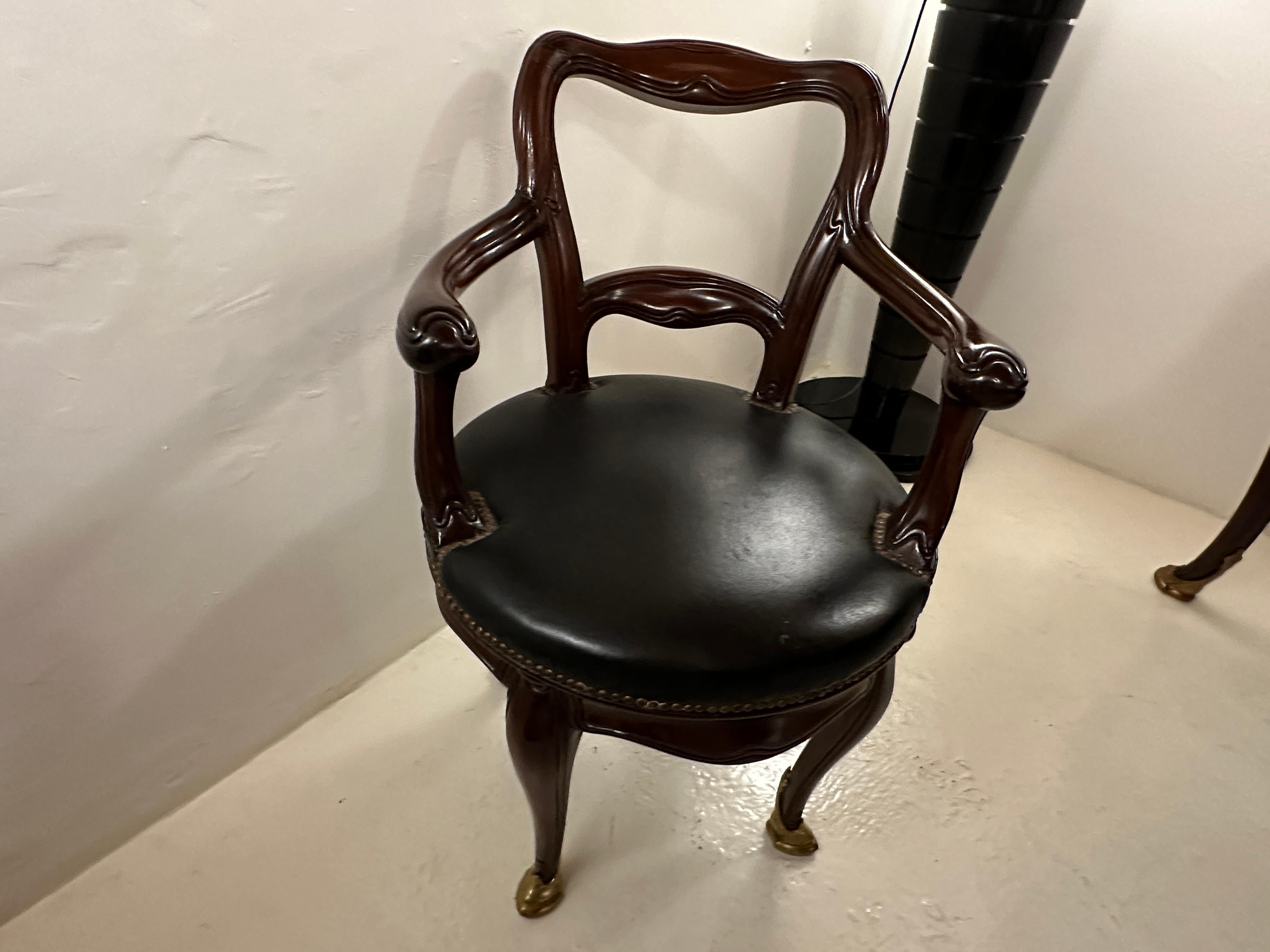 Schreibtisch Jugendstil, Liberty , Schild: G. Keller Orfevre, 22 rue Joubert im Angebot 11